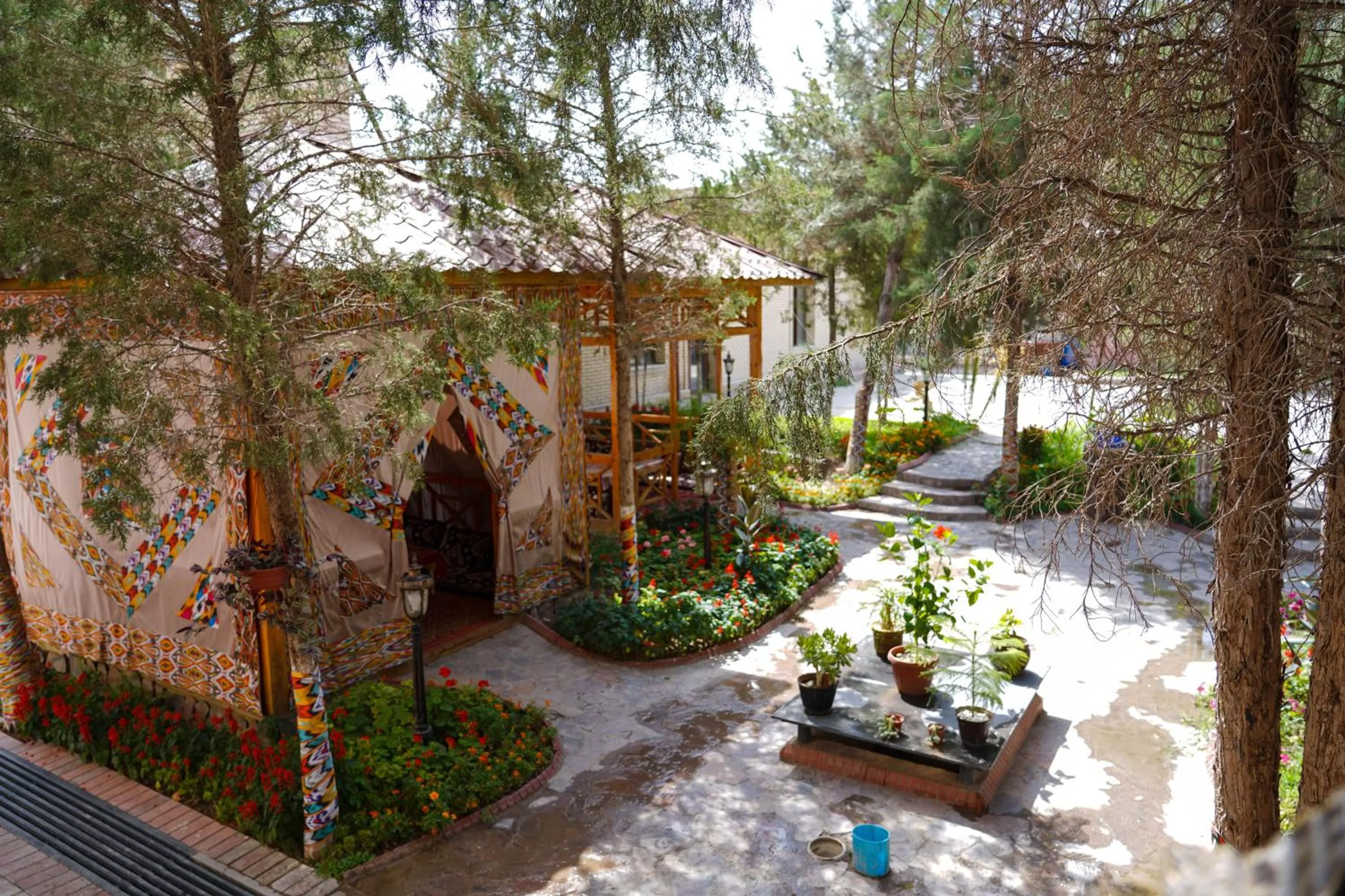 Patio in Sangzor Boutique Hotel