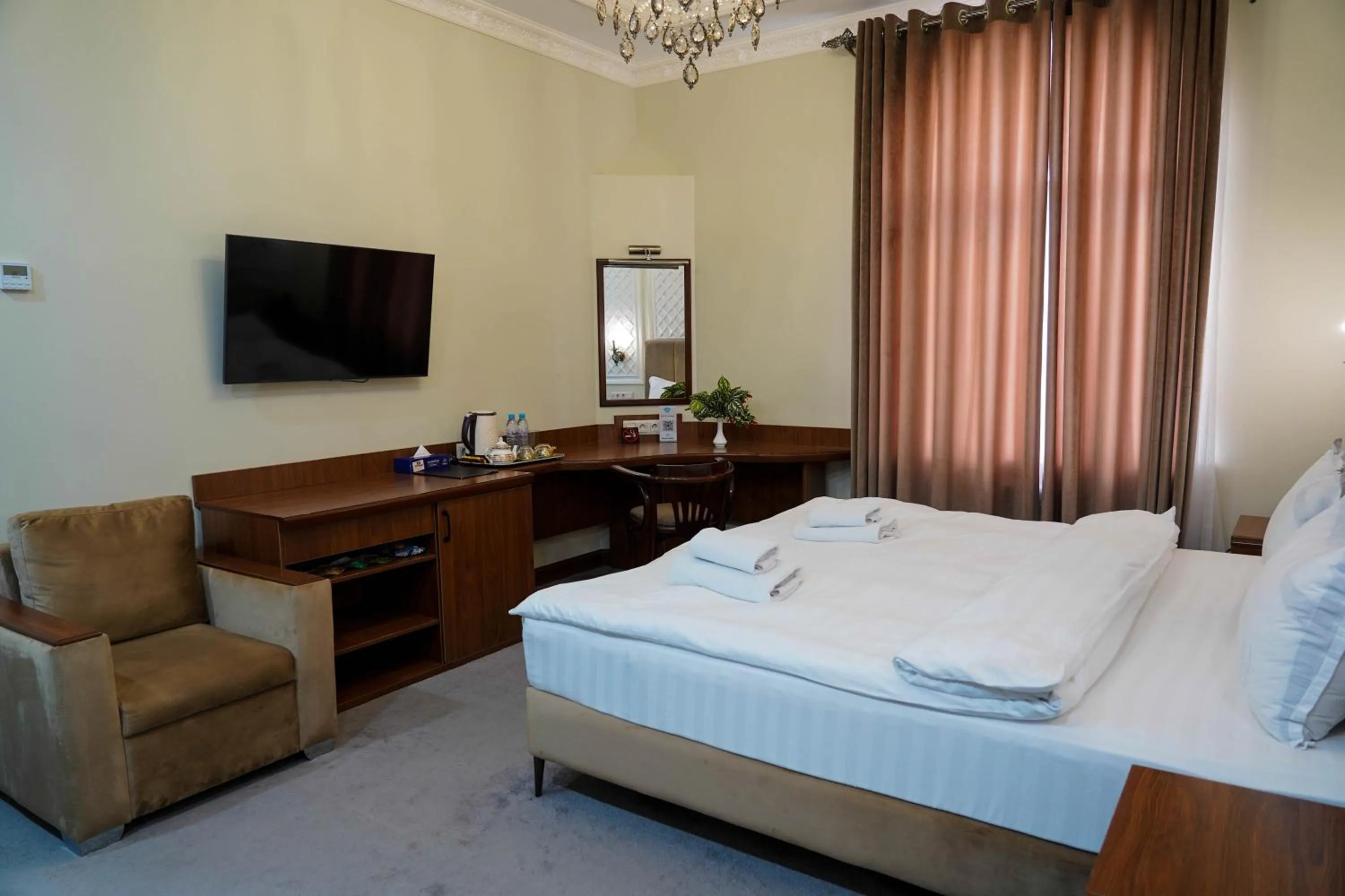 Bed in Sangzor Boutique Hotel