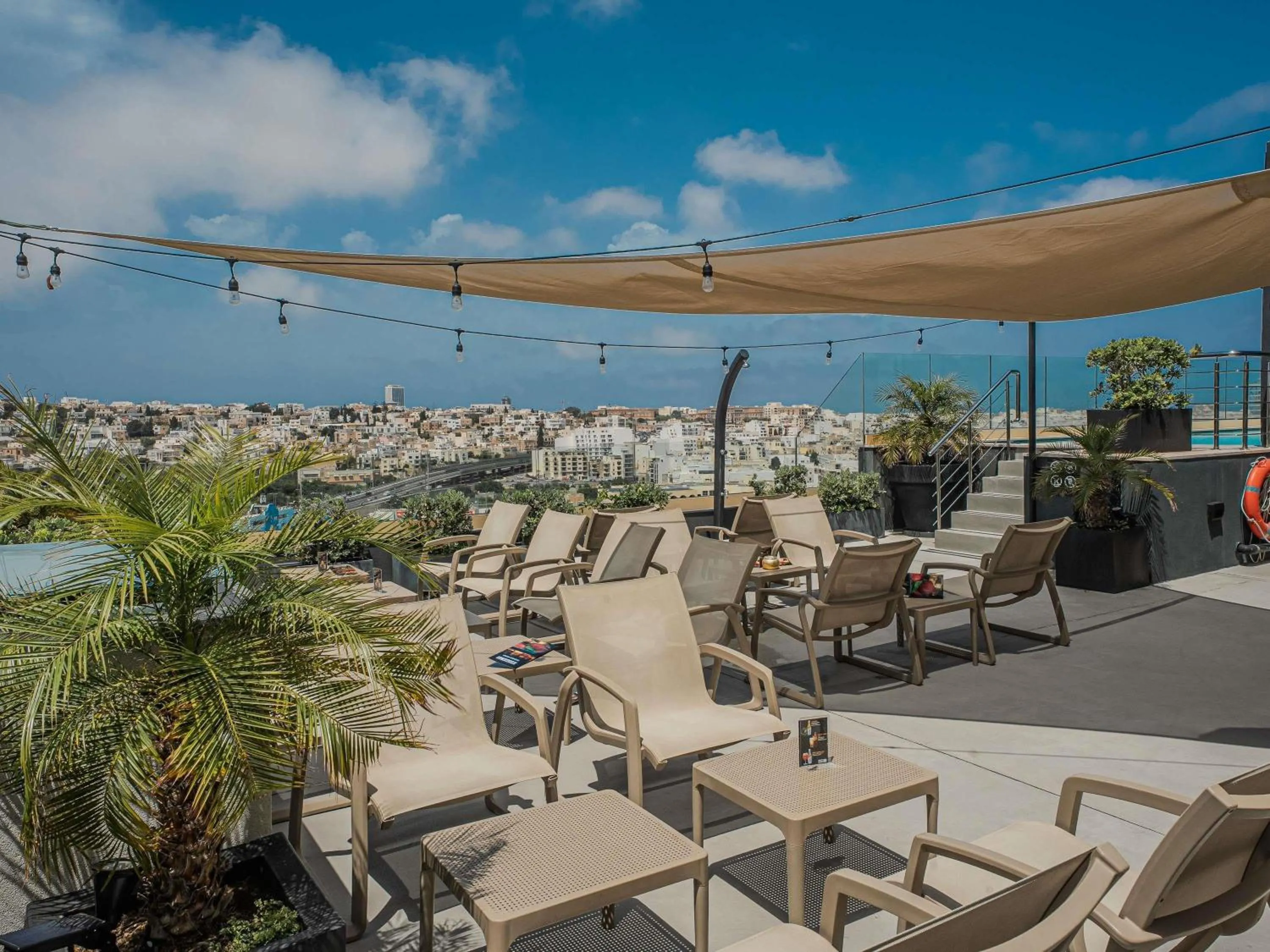 Pool view in Aparthotel Adagio Malta Central