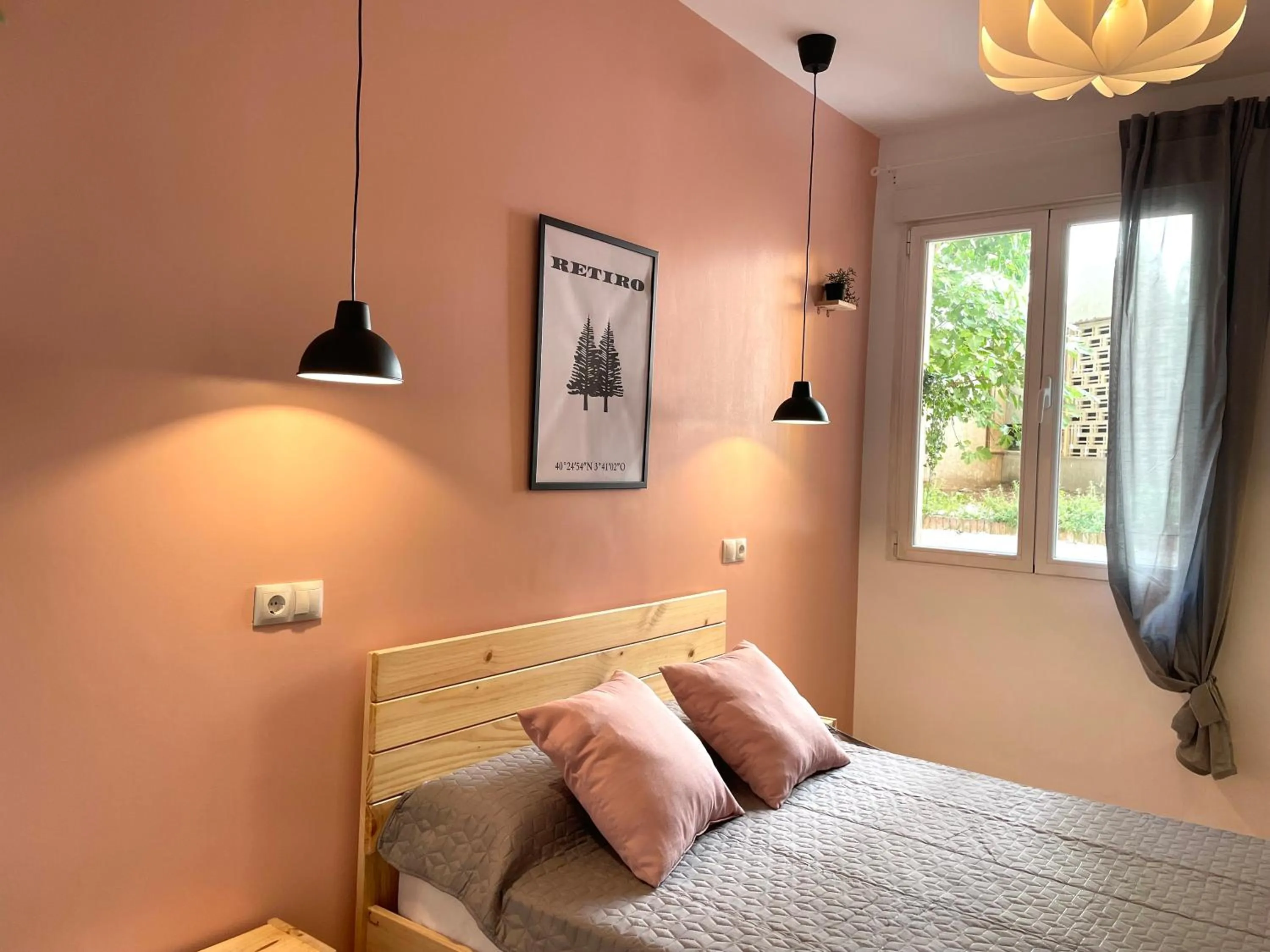 Inner courtyard view, Bed in OPERA ROOMS