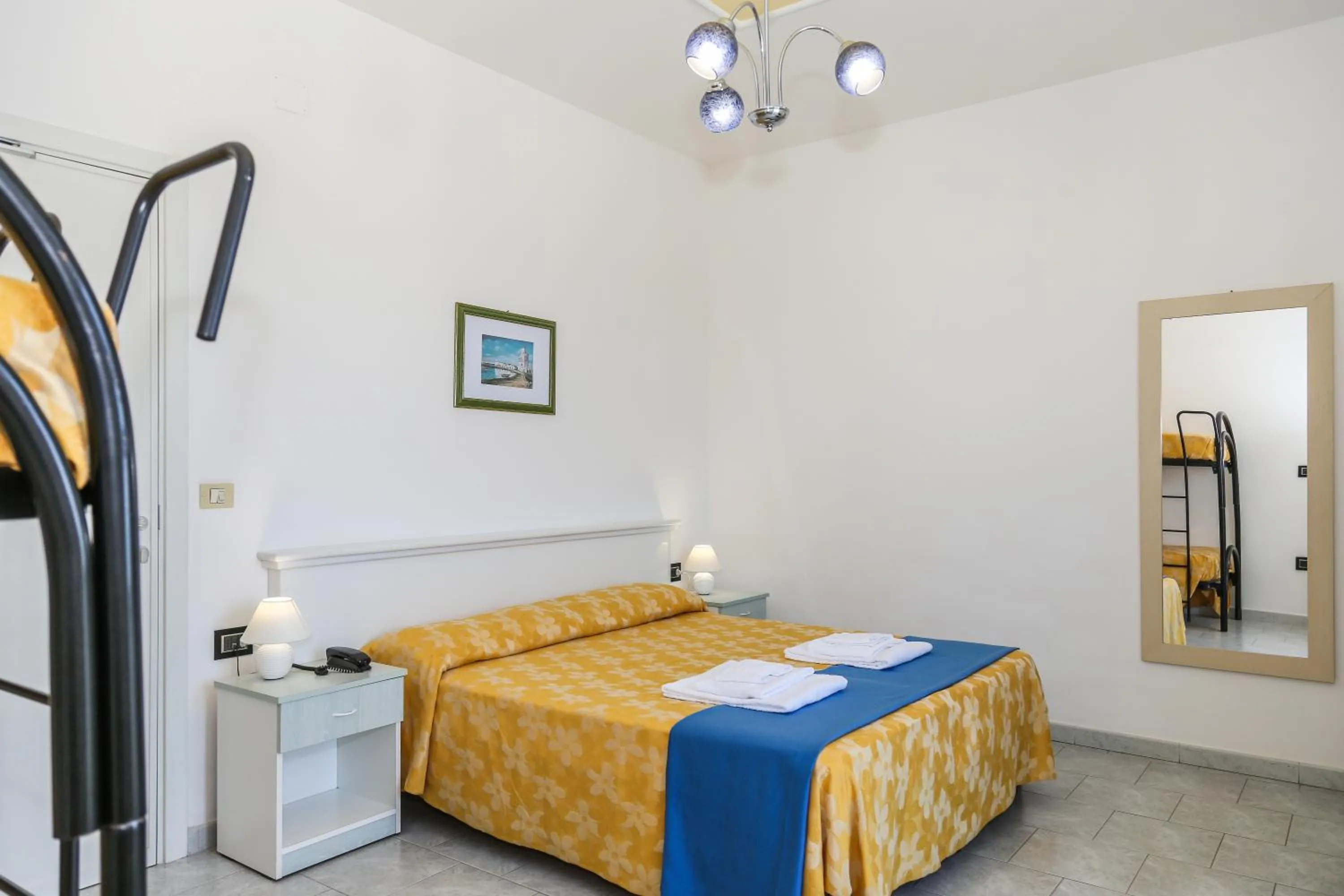 Bed in Hotel Luna Lido