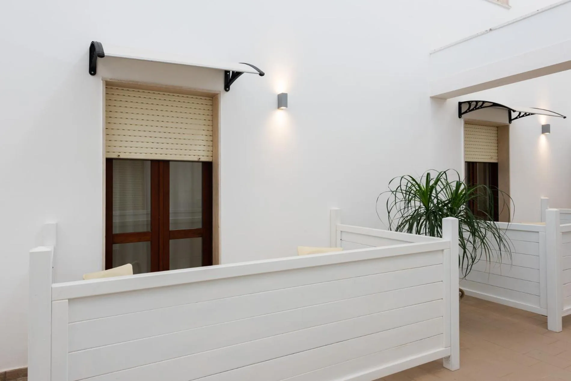 Inner courtyard view in Hotel Luna Lido