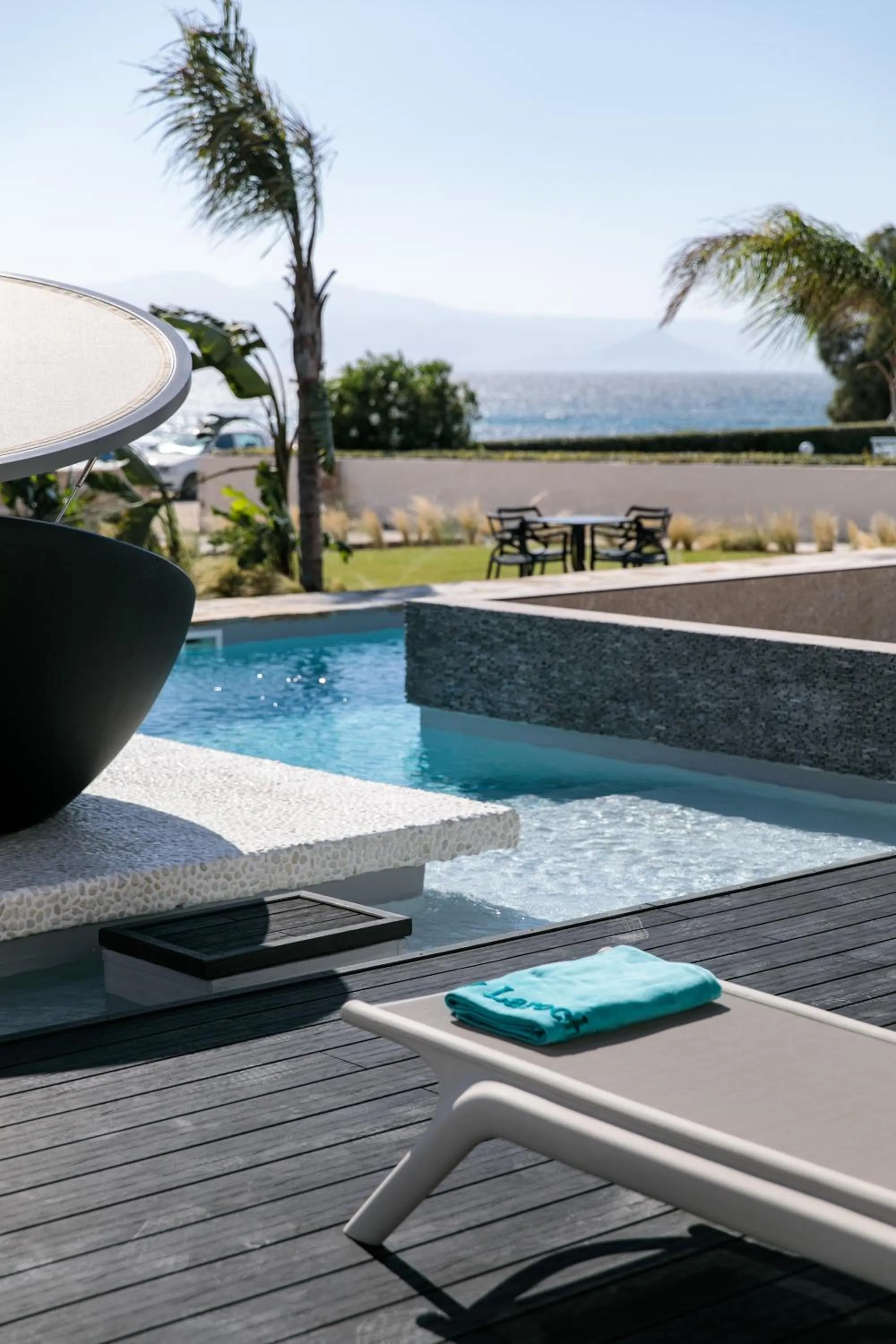 Swimming pool in Eden Beachfront Residences & Suites