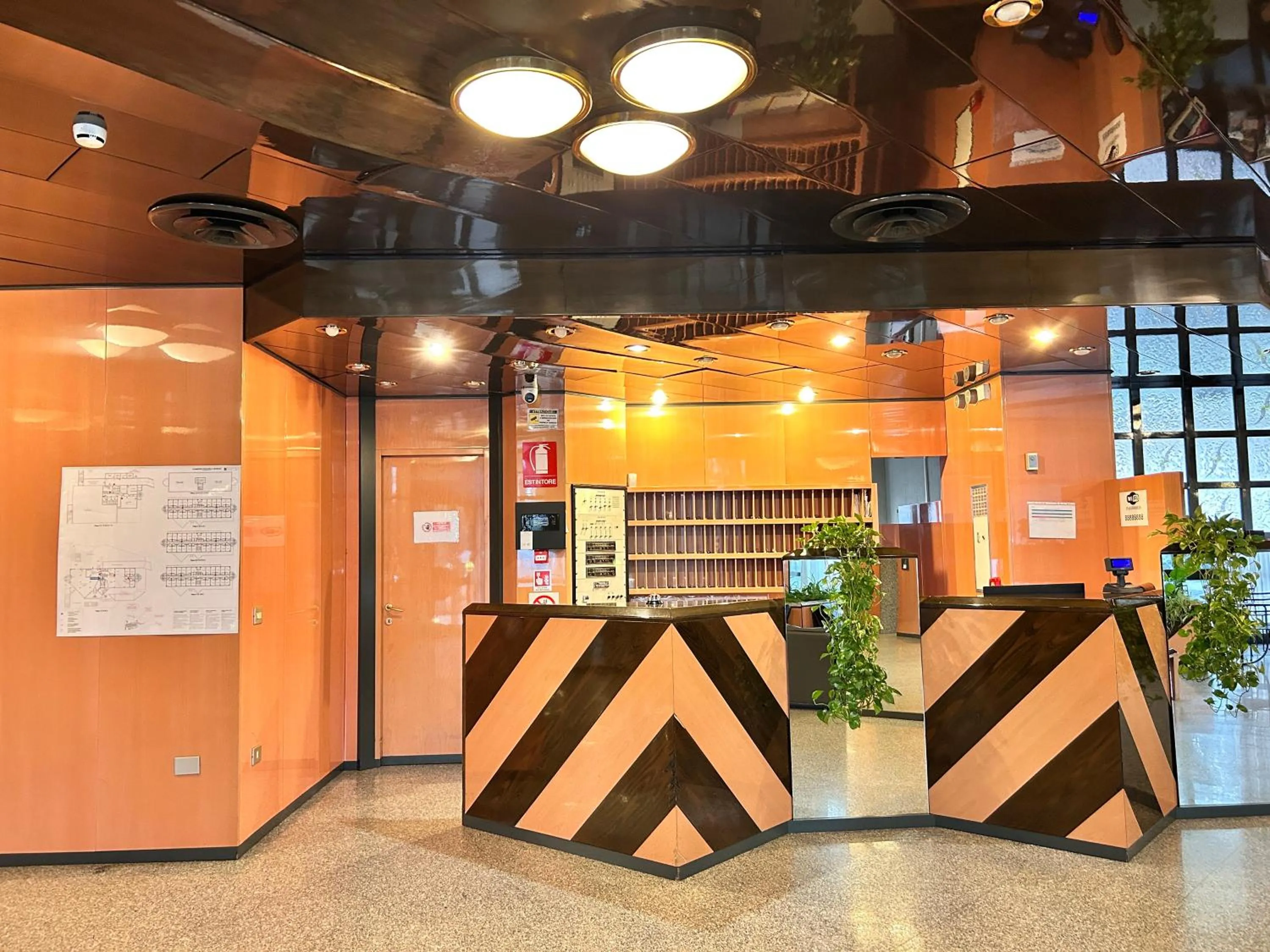 Lobby or reception in La Fenice Hotel