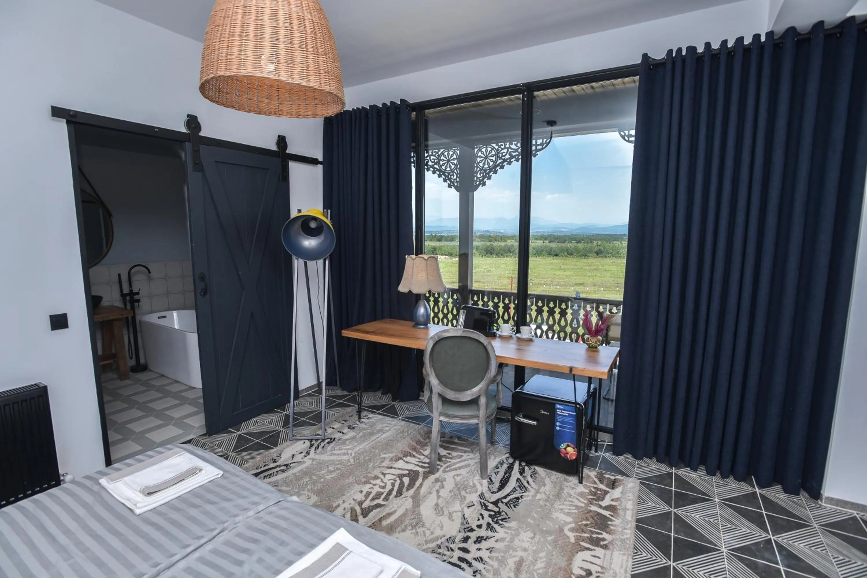 Seating area in Chateau Vartsikhe