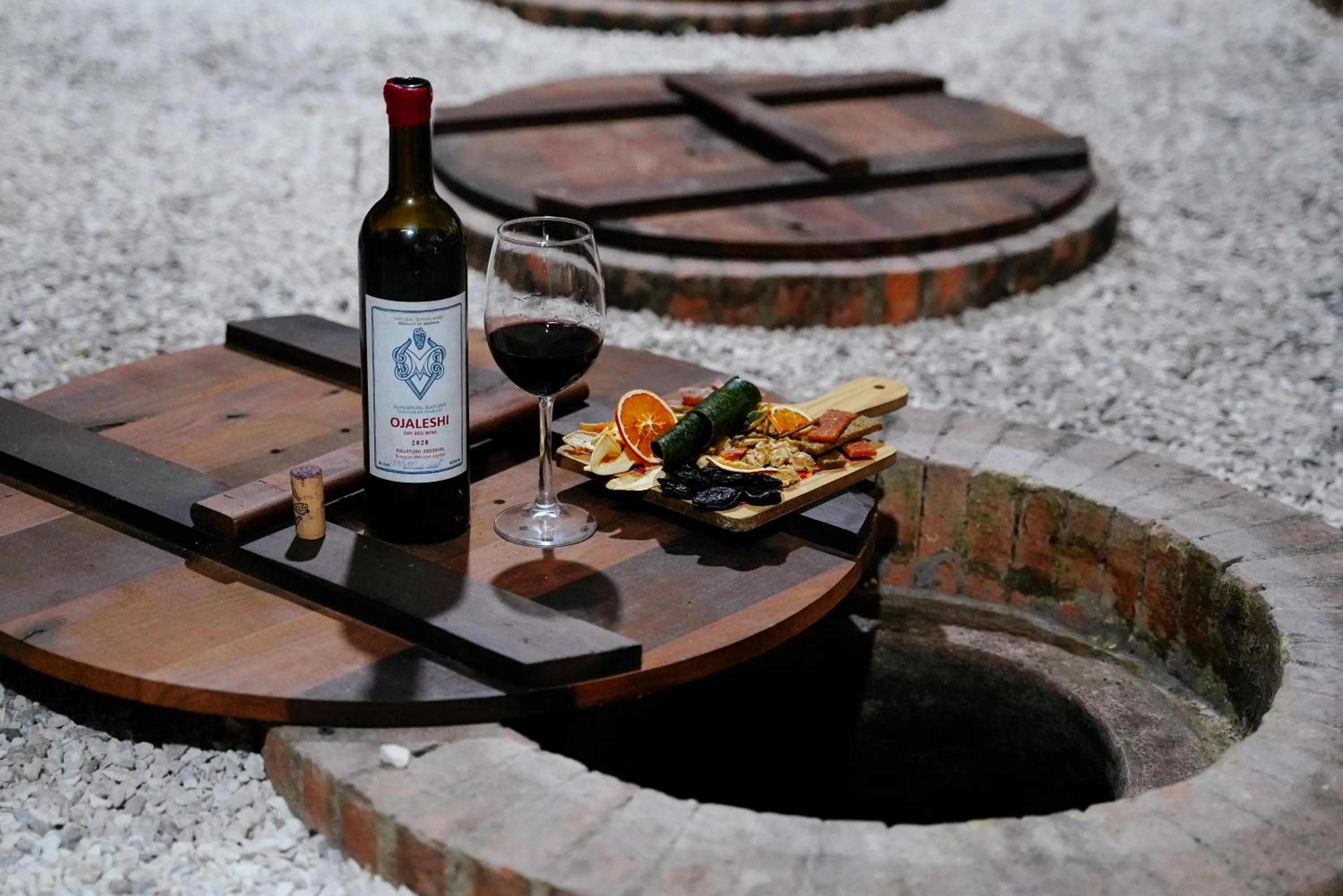 Drinks in Chateau Vartsikhe