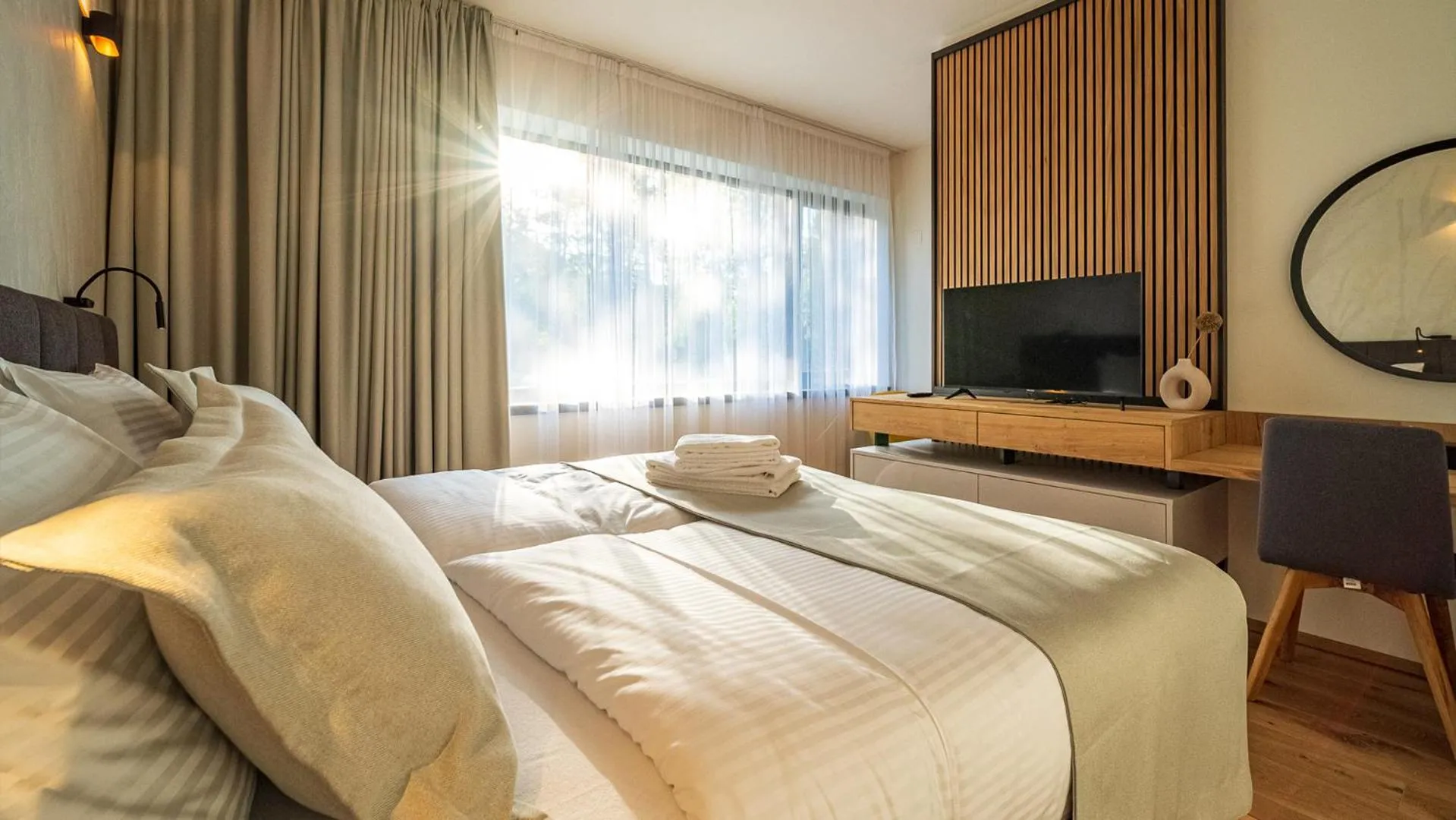 Bed in Vista Resort Prague