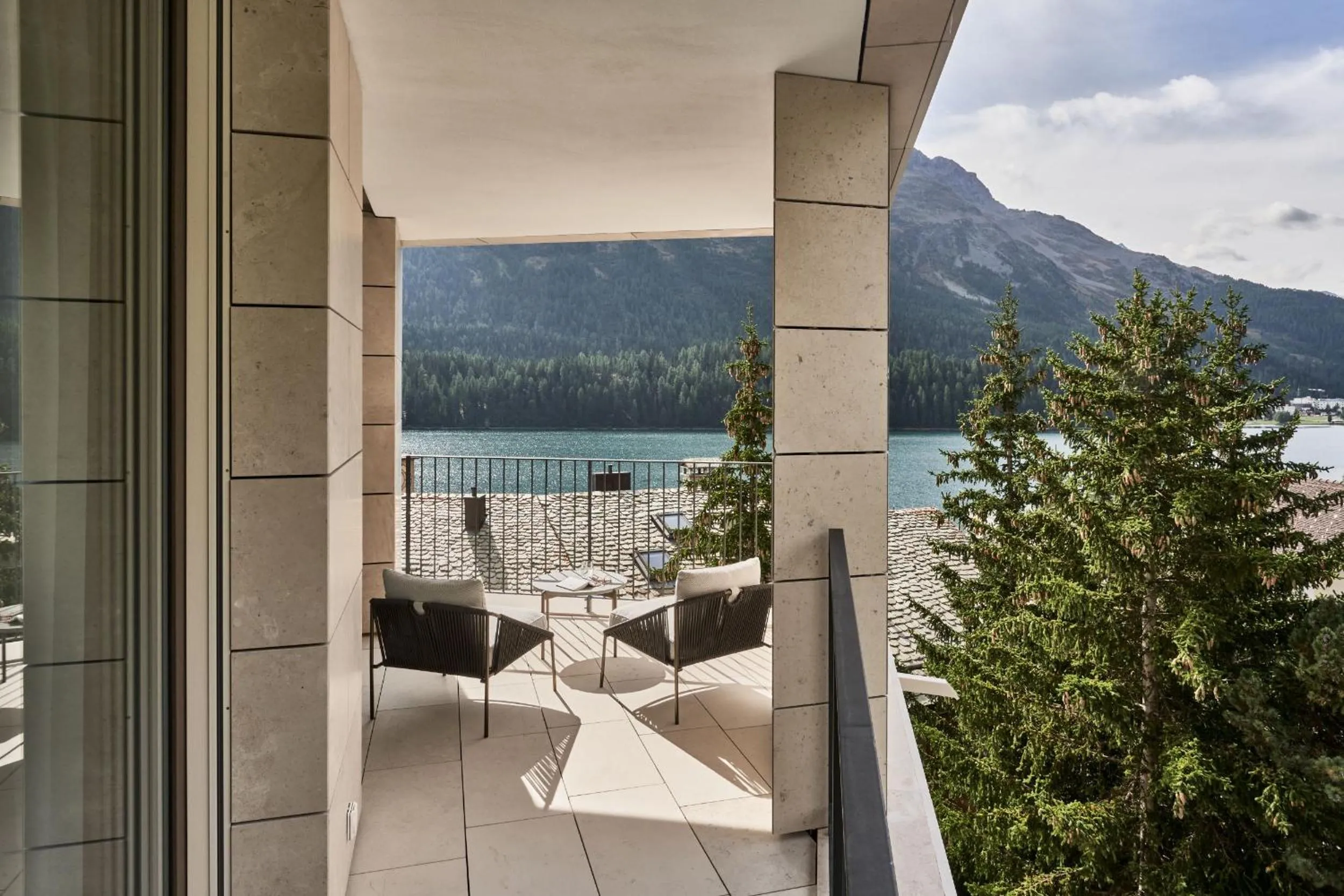 Balcony/Terrace in Hotel GRACE LA MARGNA ST MORITZ