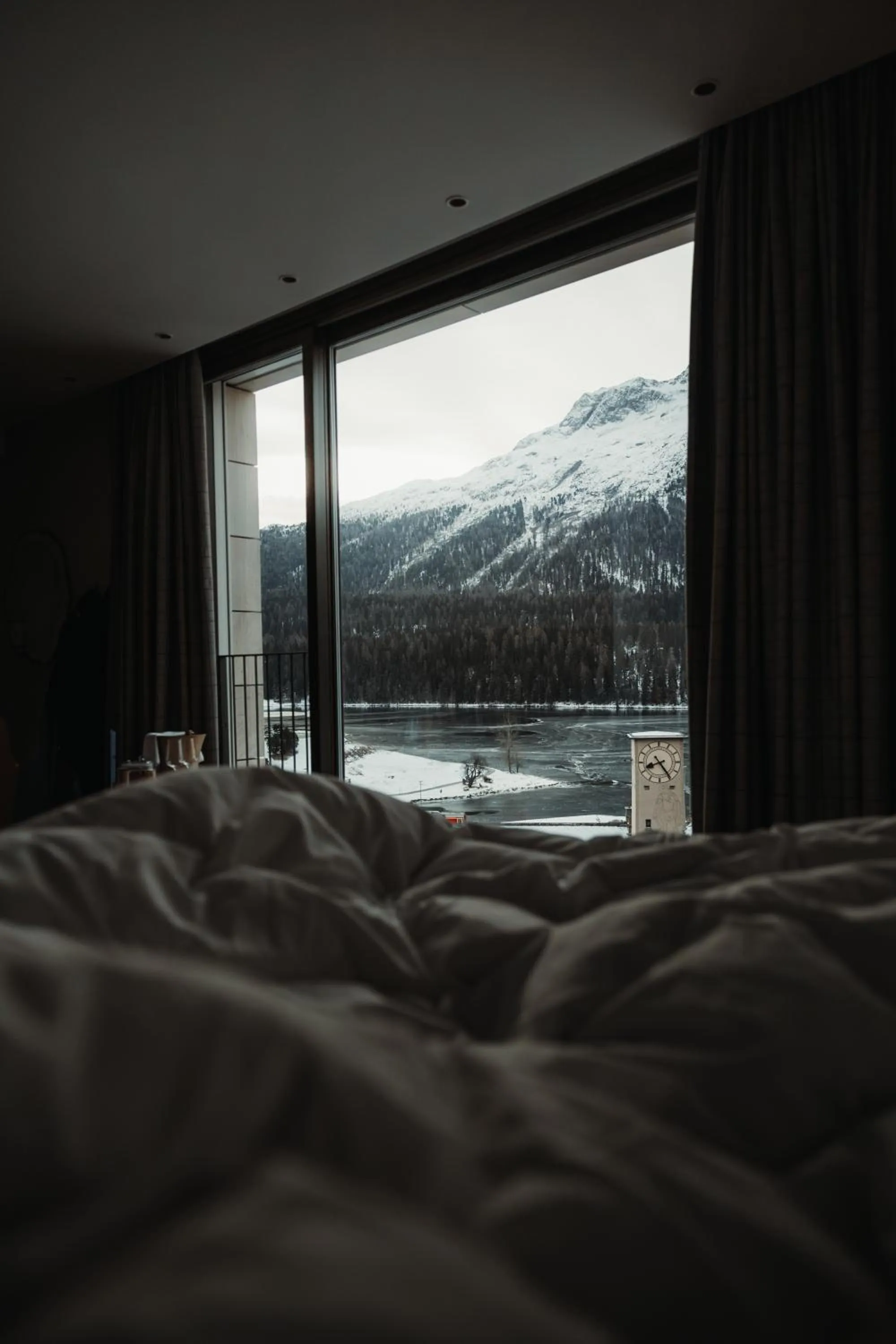 Winter, Bed in Hotel GRACE LA MARGNA ST MORITZ
