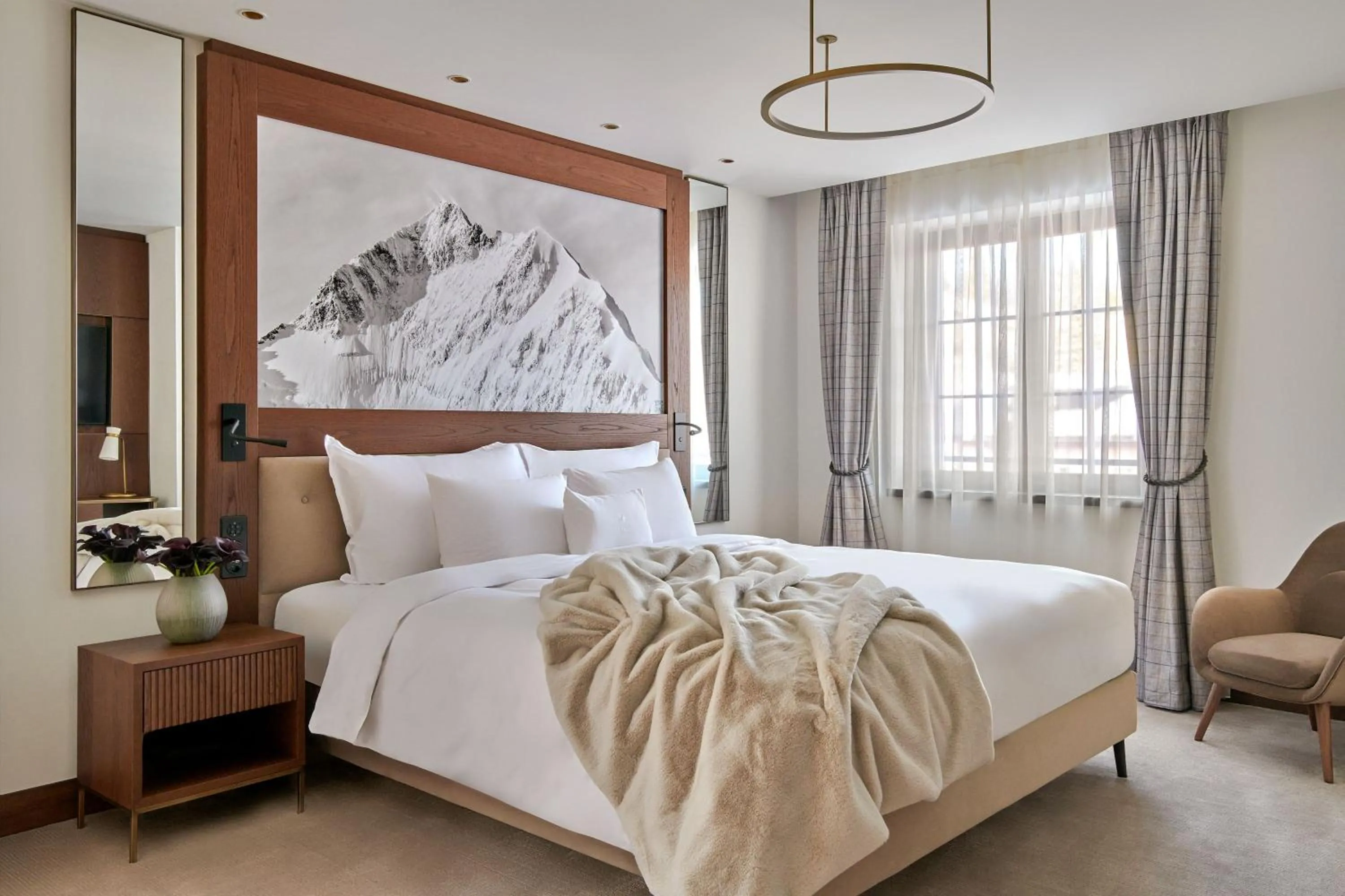 Photo of the whole room, Bed in Hotel GRACE LA MARGNA ST MORITZ