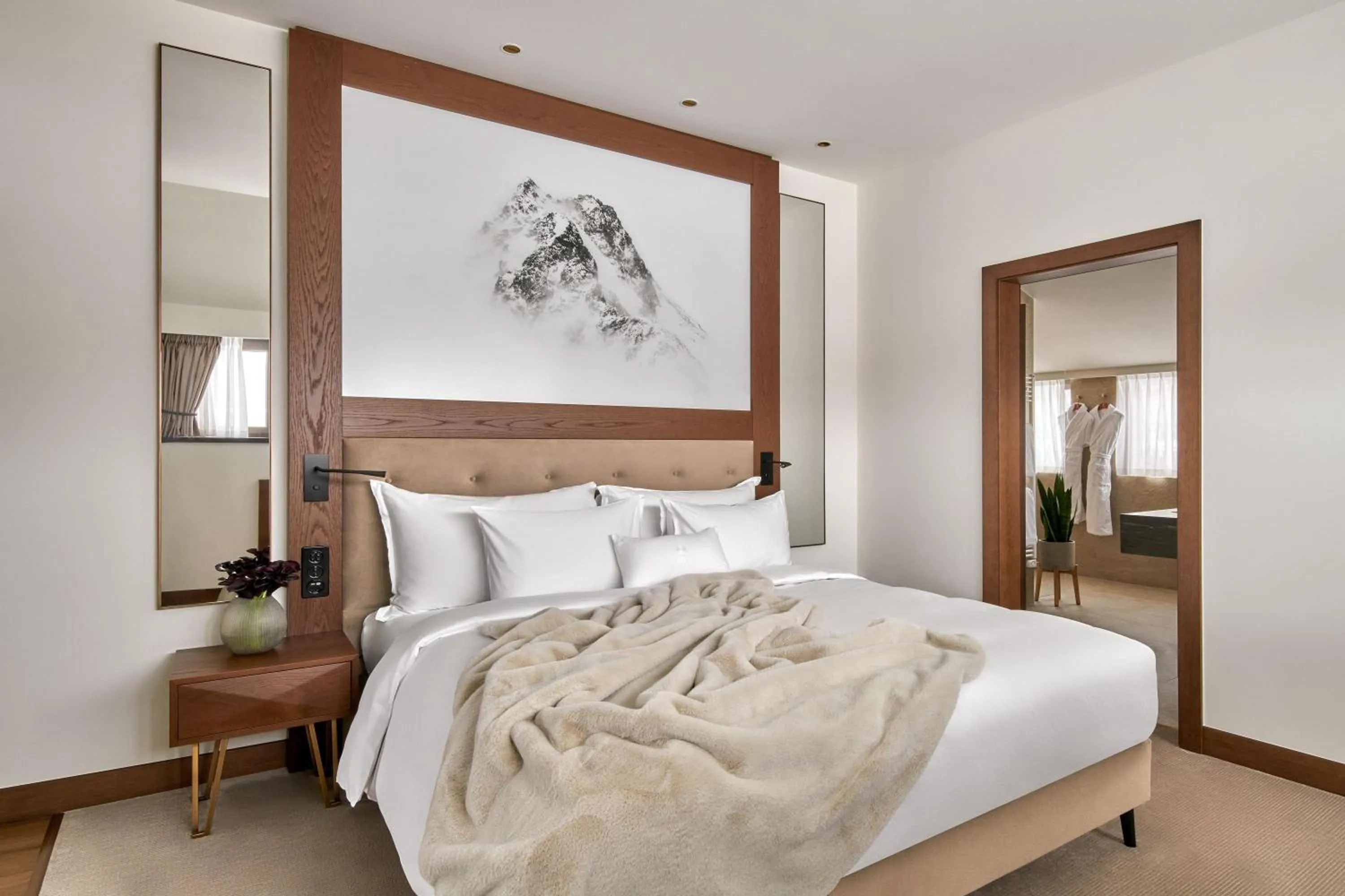 Bed in Hotel GRACE LA MARGNA ST MORITZ