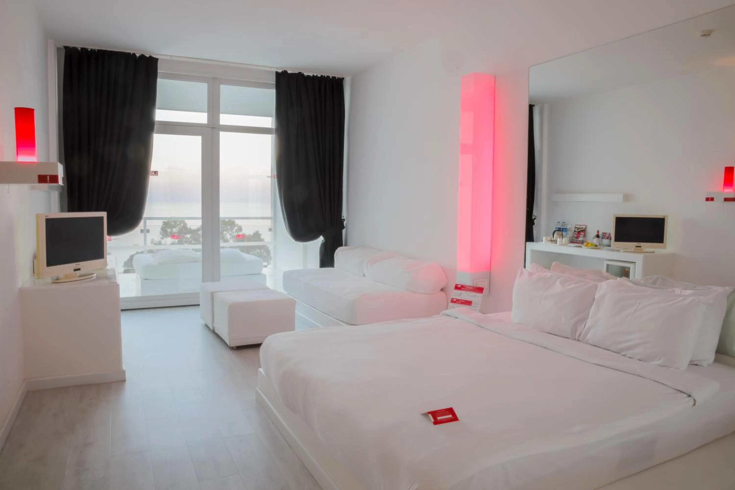 Bed in Hotel SU & Aqualand