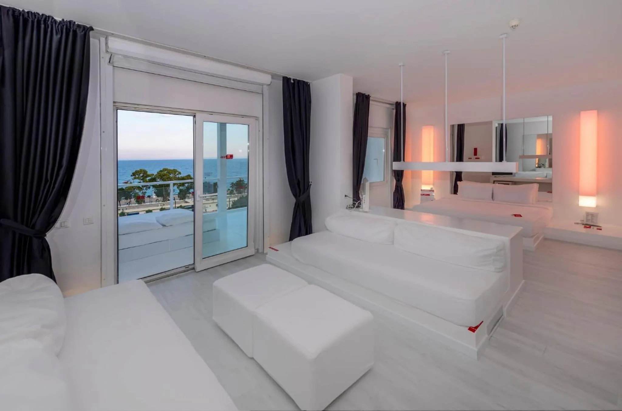 Bed in Hotel SU & Aqualand