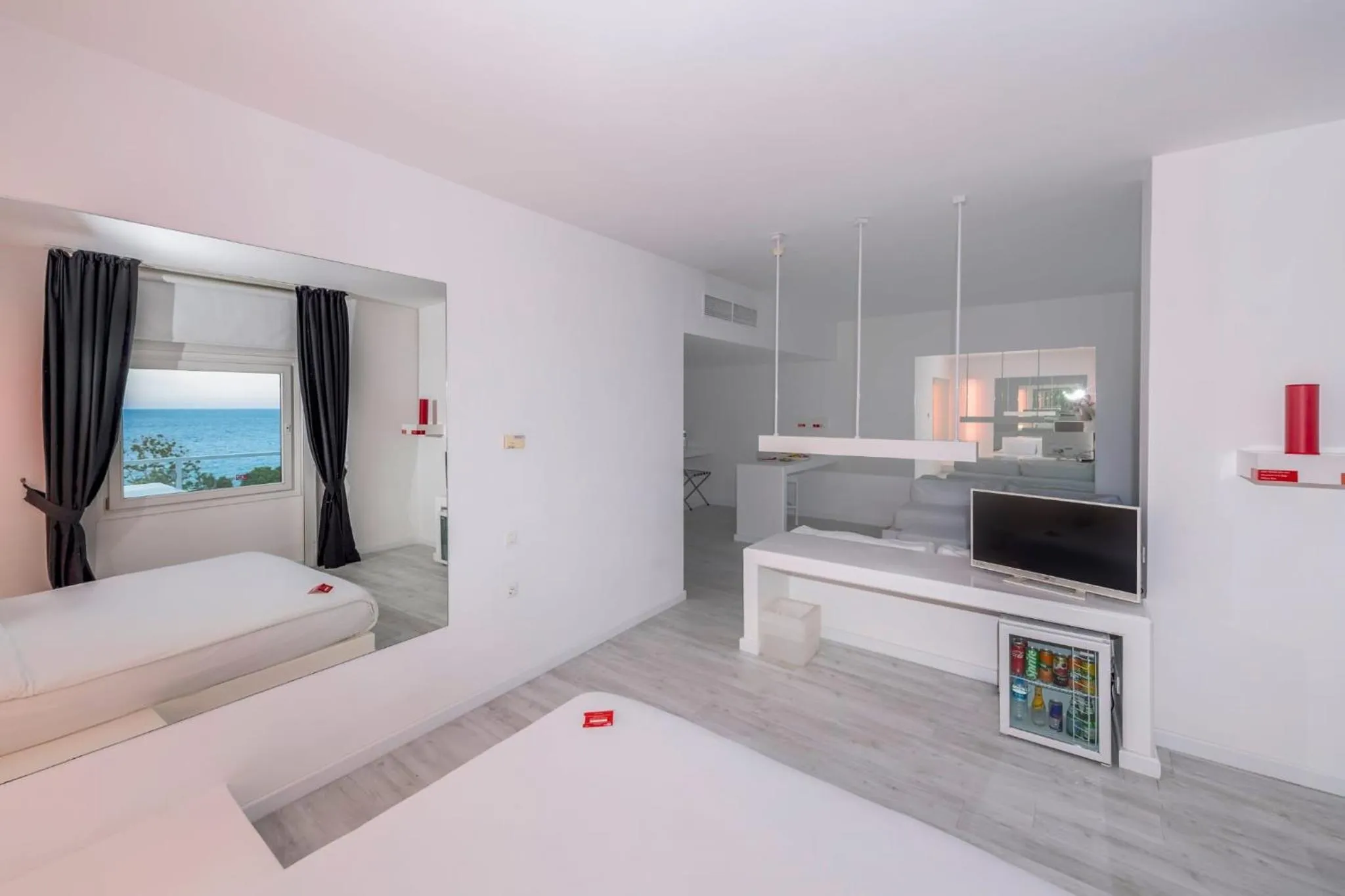 Bed in Hotel SU & Aqualand