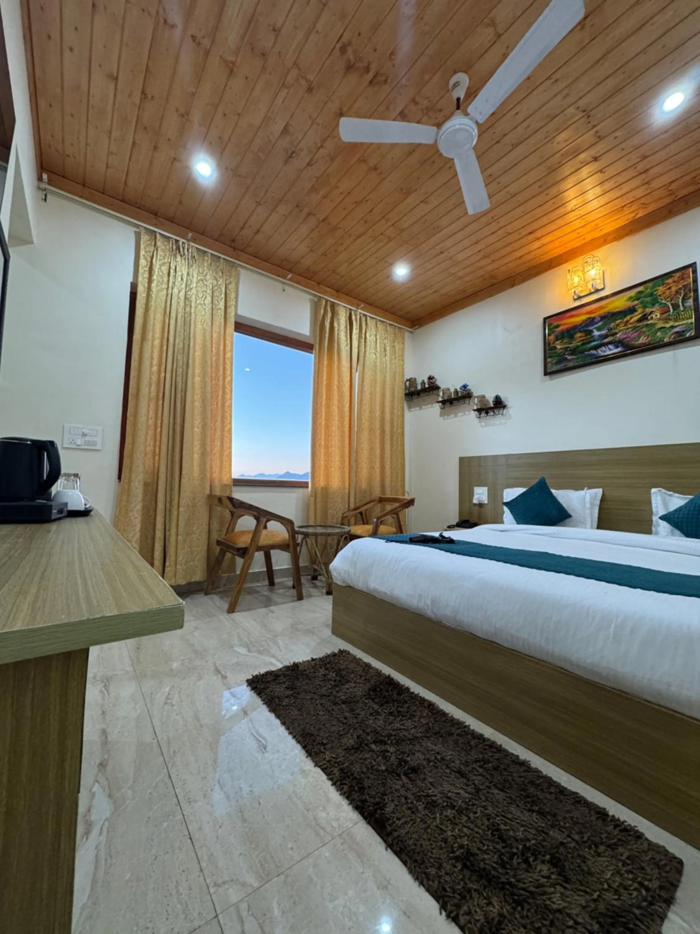 Bedroom, Bed in The Vintage Hill Village - Himalayan Boutique Resort