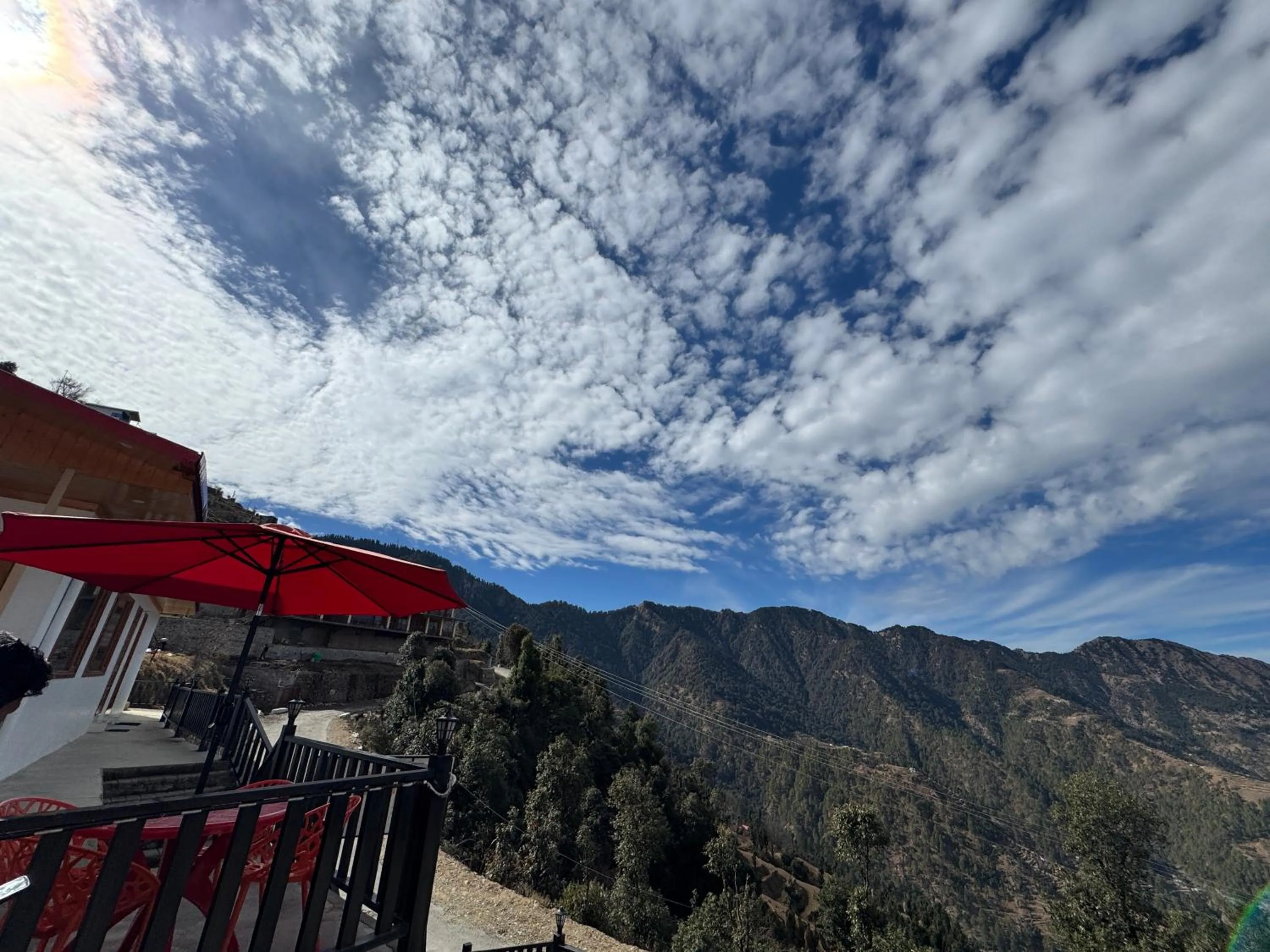 Bird's eye view in The Vintage Hill Village - Himalayan Boutique Resort