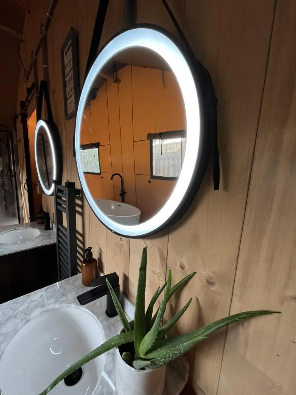Bathroom in Robin Hood Safari Tent