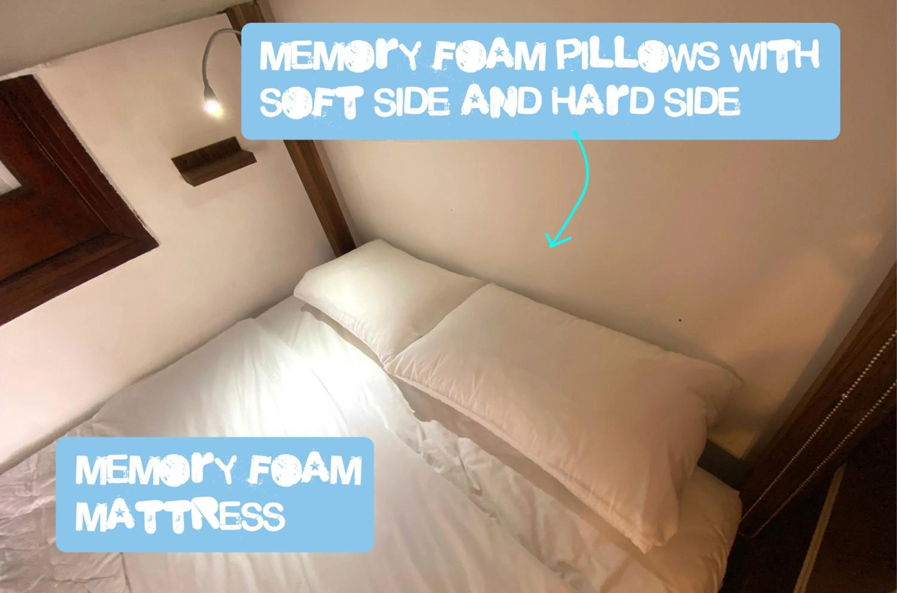 Bed in Hostal Fungi Casa Rosa