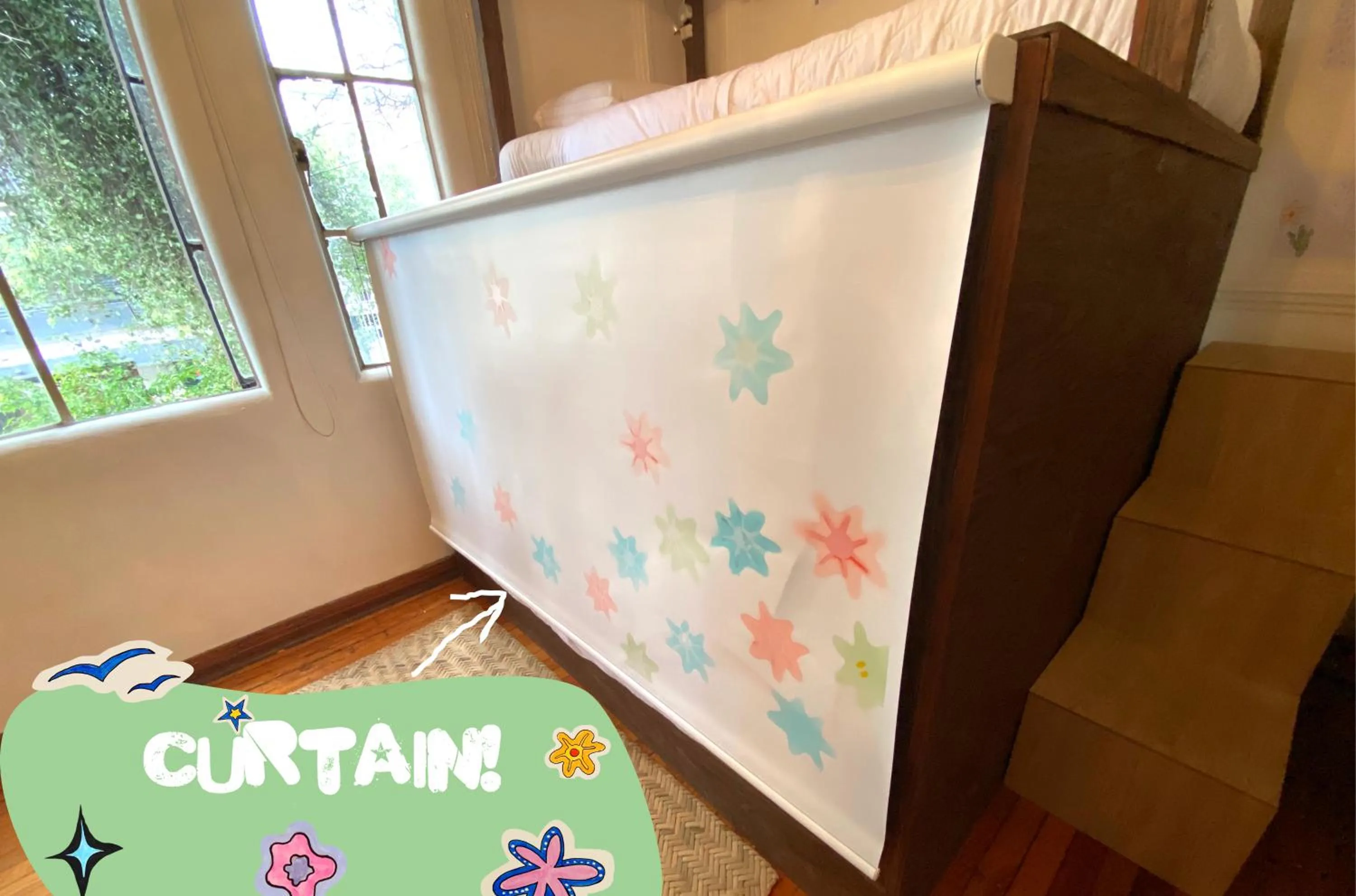 Bed in Hostal Fungi Casa Rosa