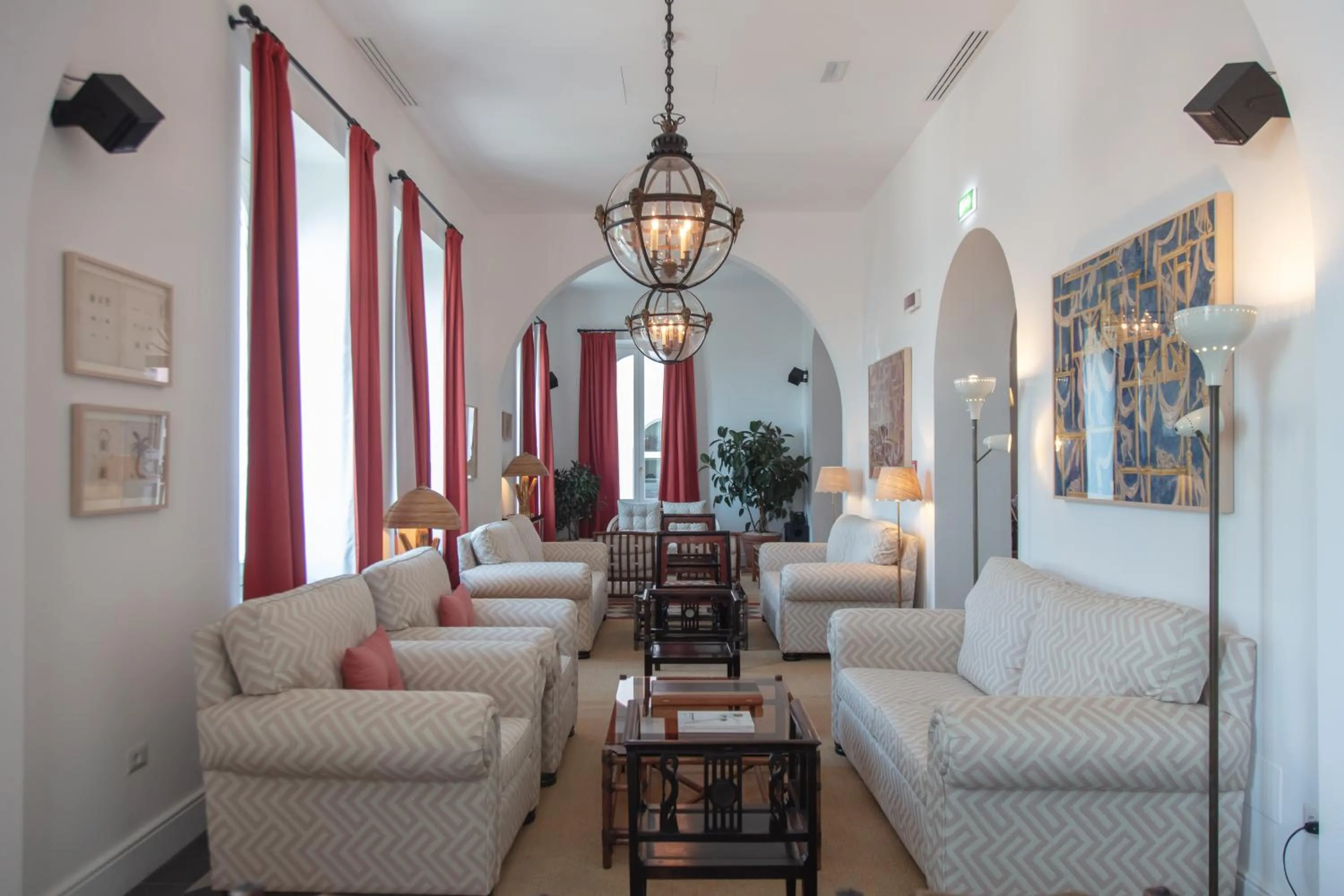 Living room in Il Capri Hotel