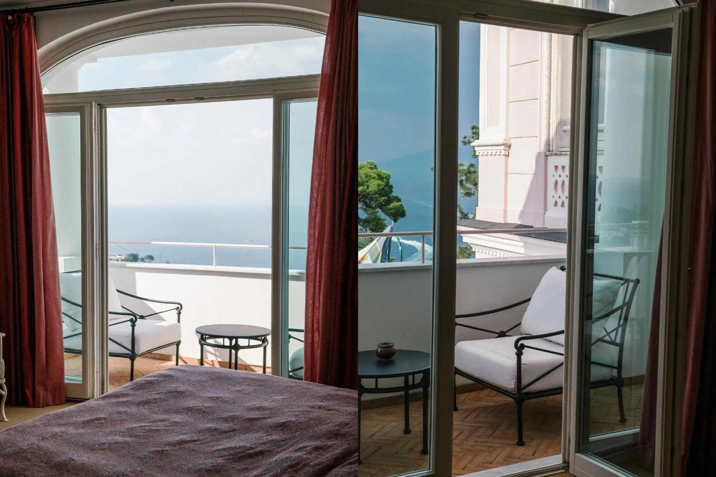 View (from property/room), Bed in Il Capri Hotel