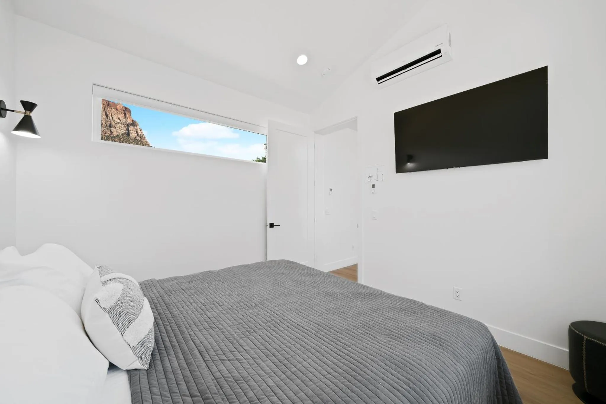 Bed in The Bungalows at Zion