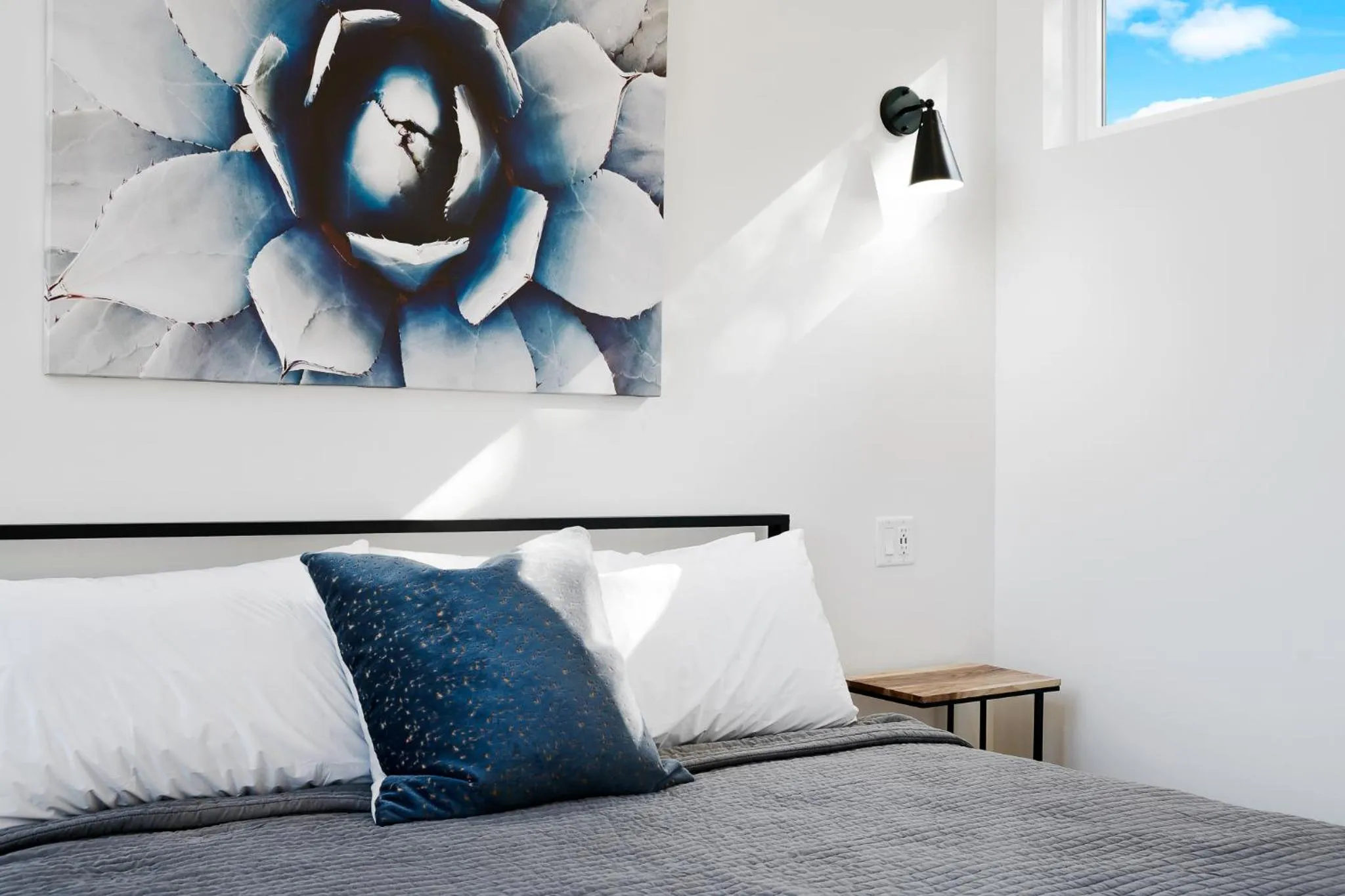 Bed in The Bungalows at Zion