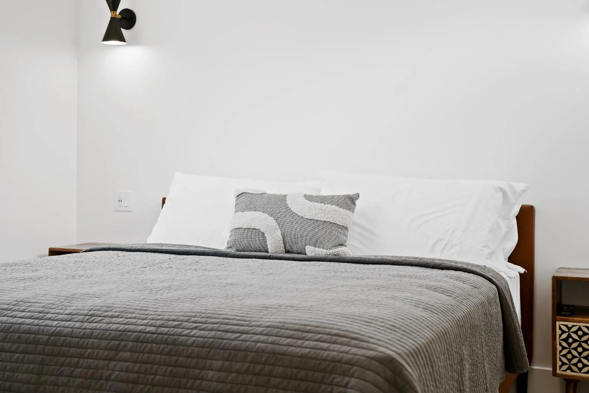 Bed in The Bungalows at Zion