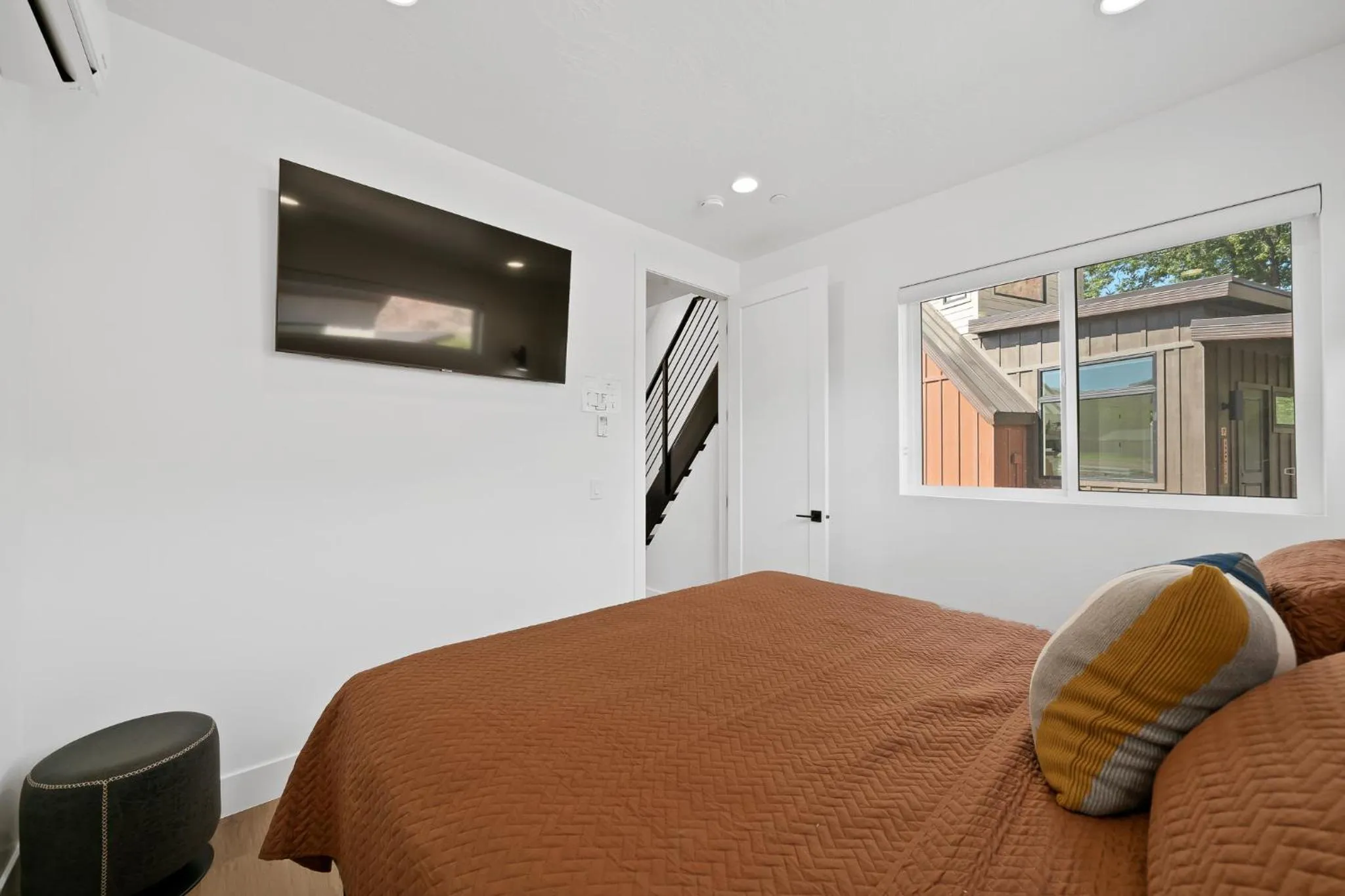 Bed in The Bungalows at Zion