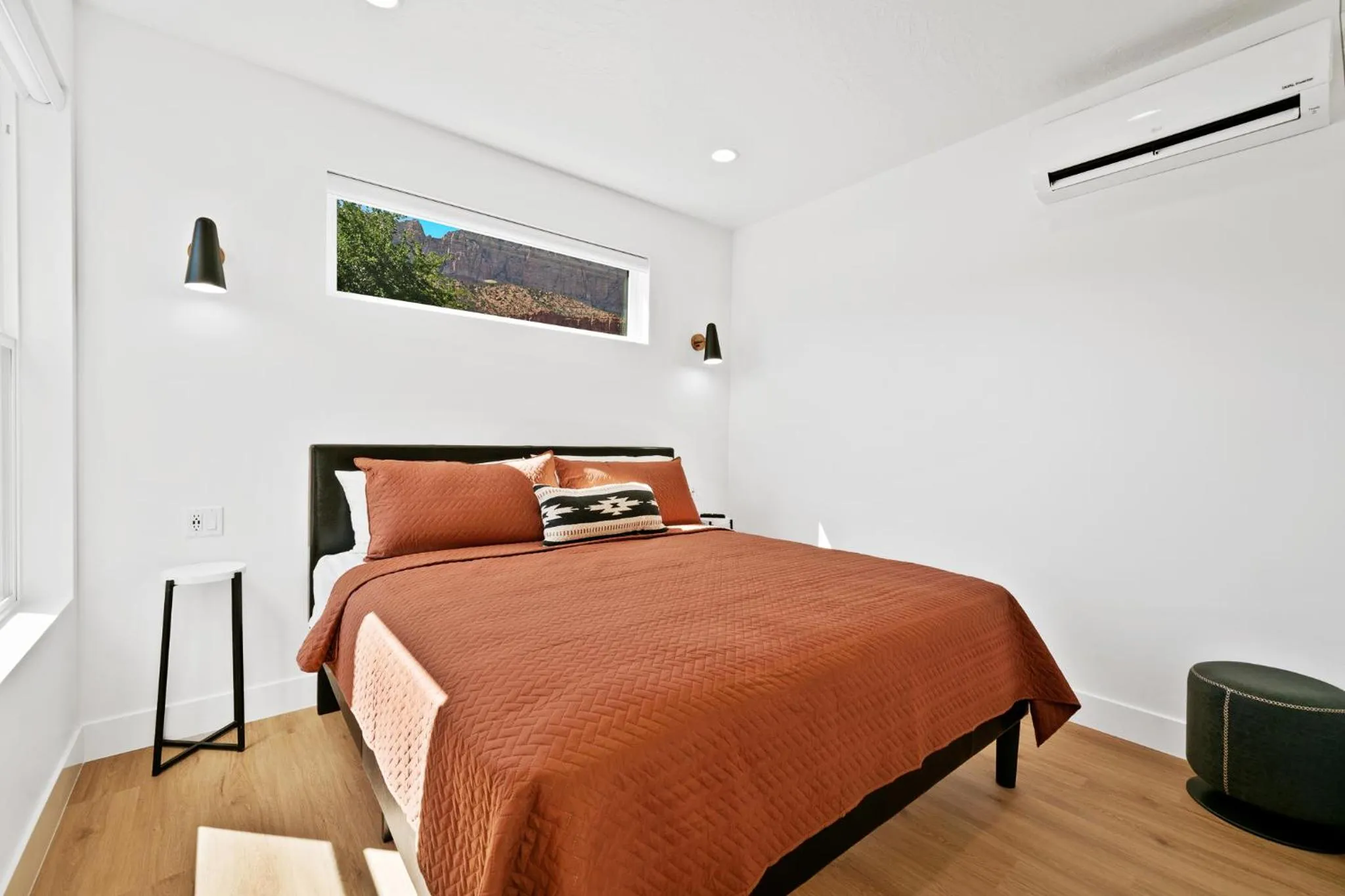 Bed in The Bungalows at Zion