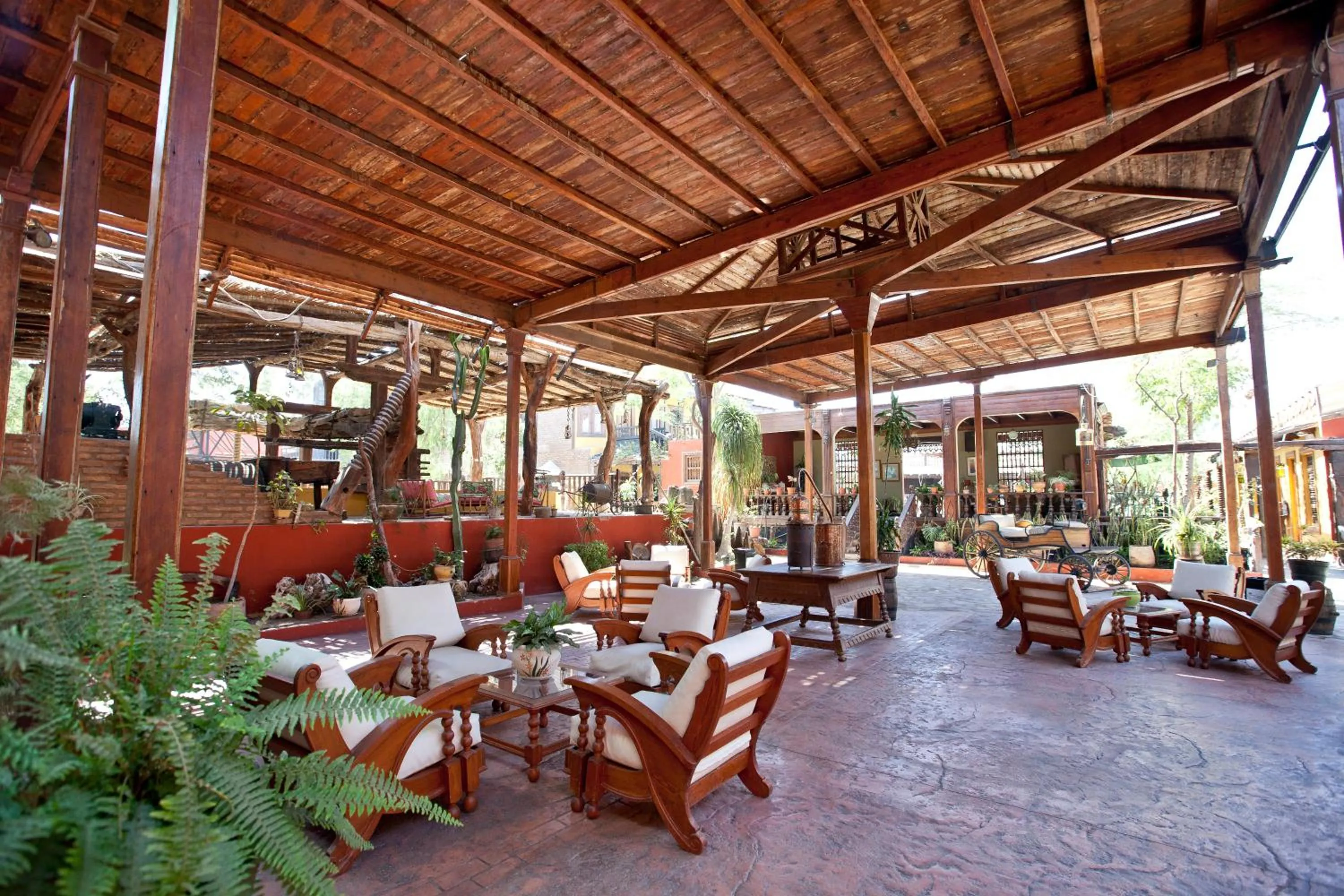 Patio in Hotel & Hacienda El Carmelo