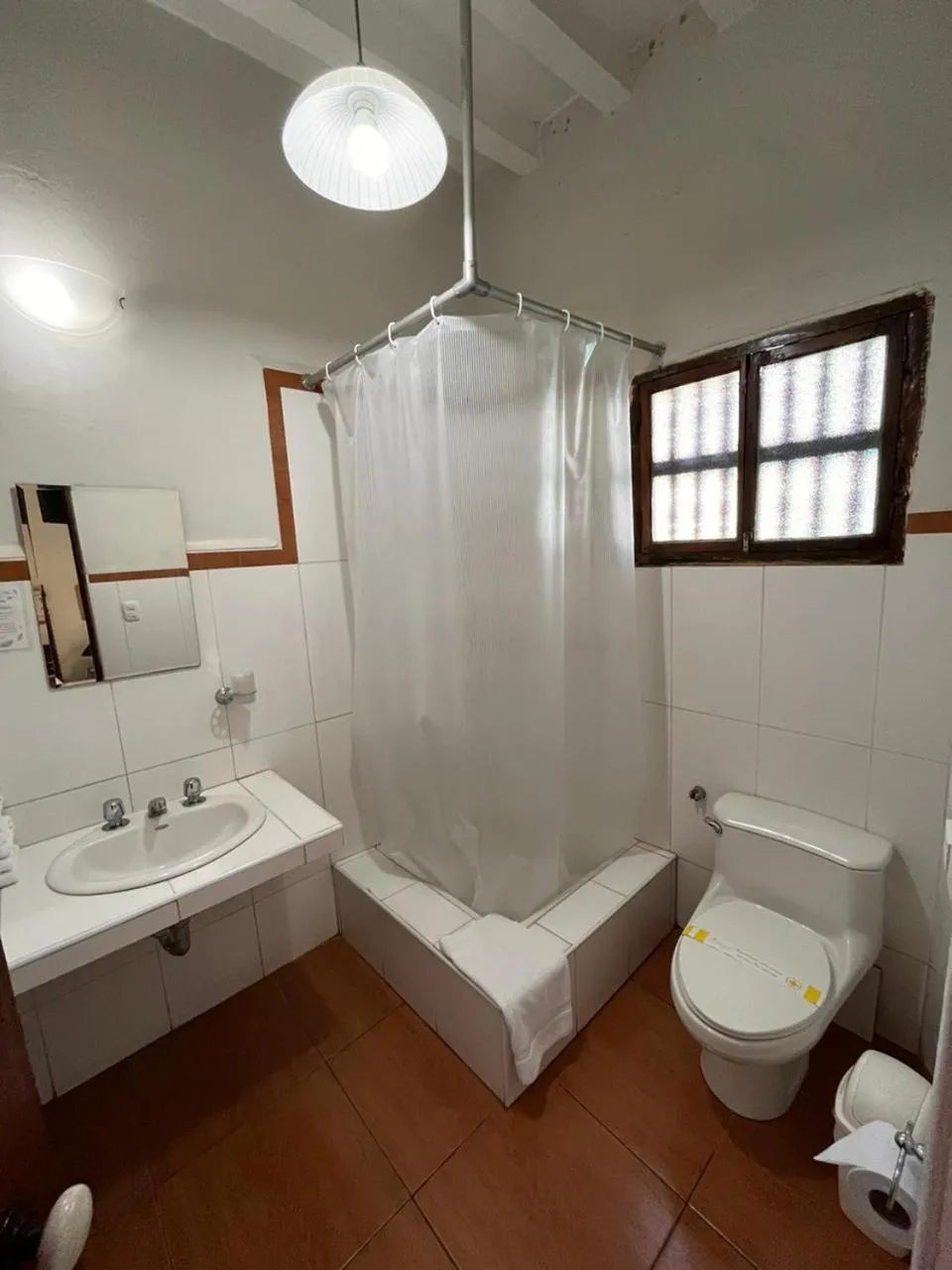 Shower in Hotel & Hacienda El Carmelo