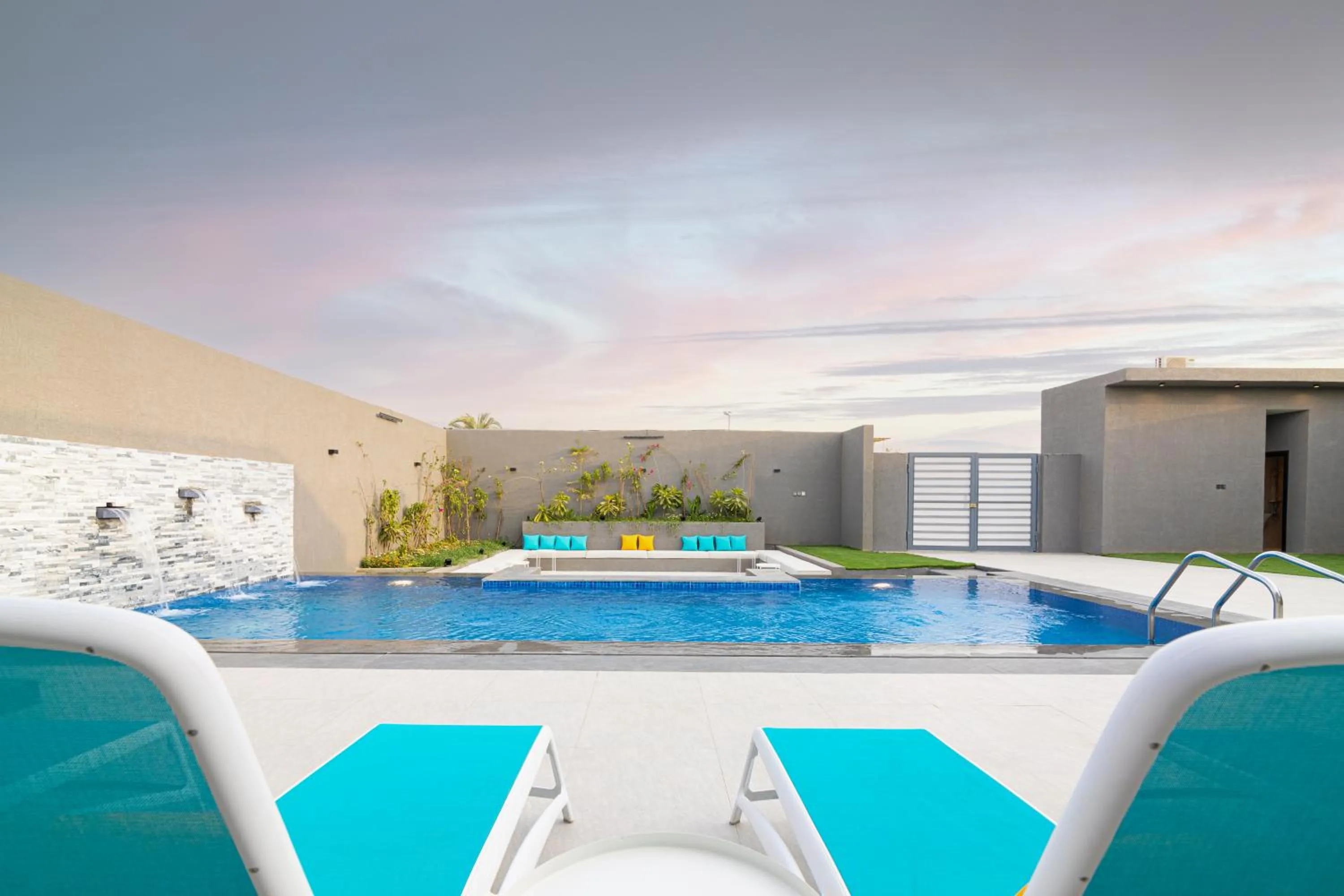 Swimming pool in Riyadh View Resort منتجع و شاليهات الرياض فيو