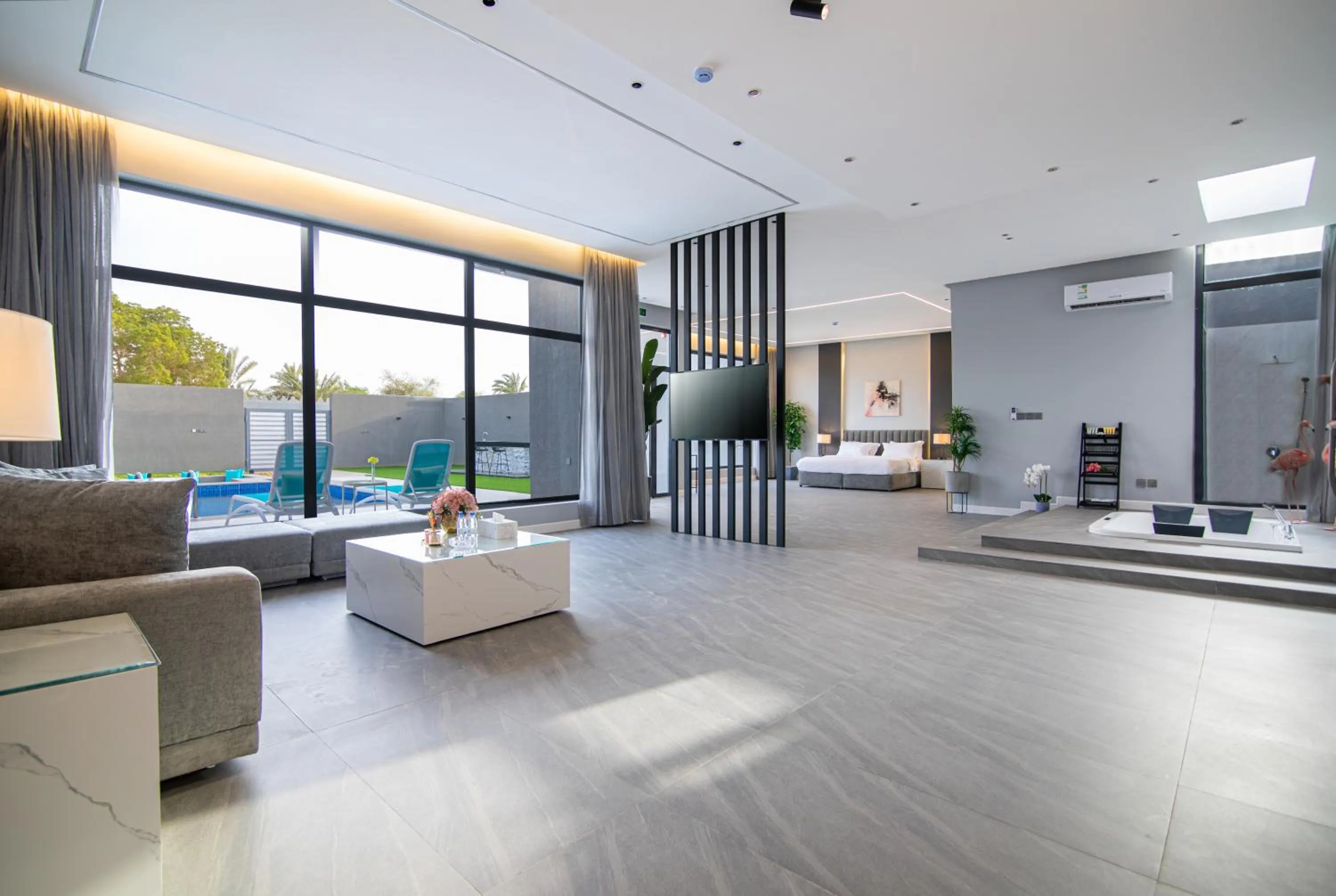 Living room in Riyadh View Resort منتجع و شاليهات الرياض فيو