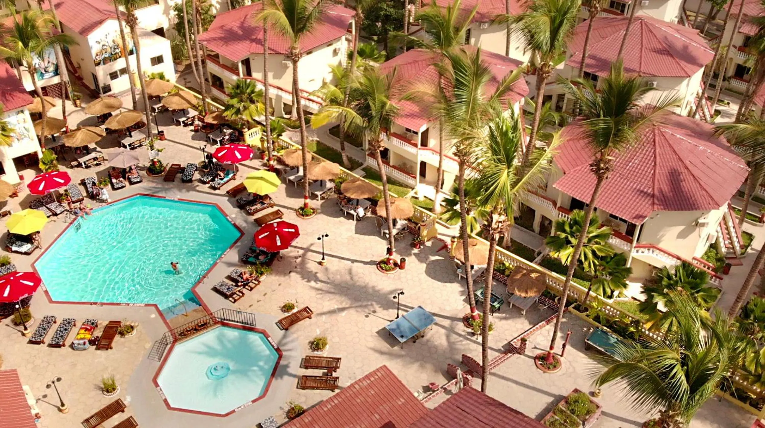 Bird's eye view in Palm Beach Hotel
