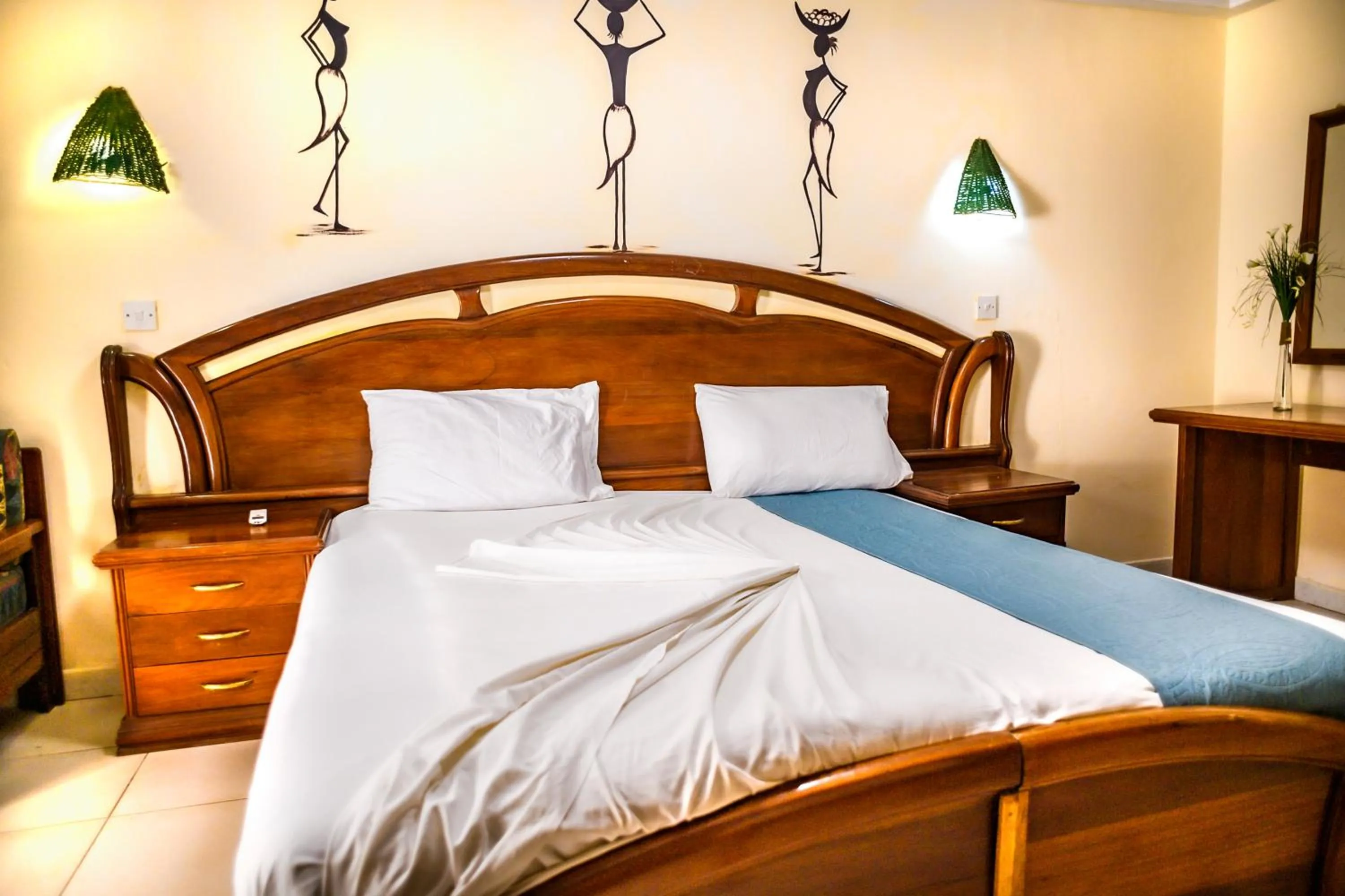 Bed in Palm Beach Hotel