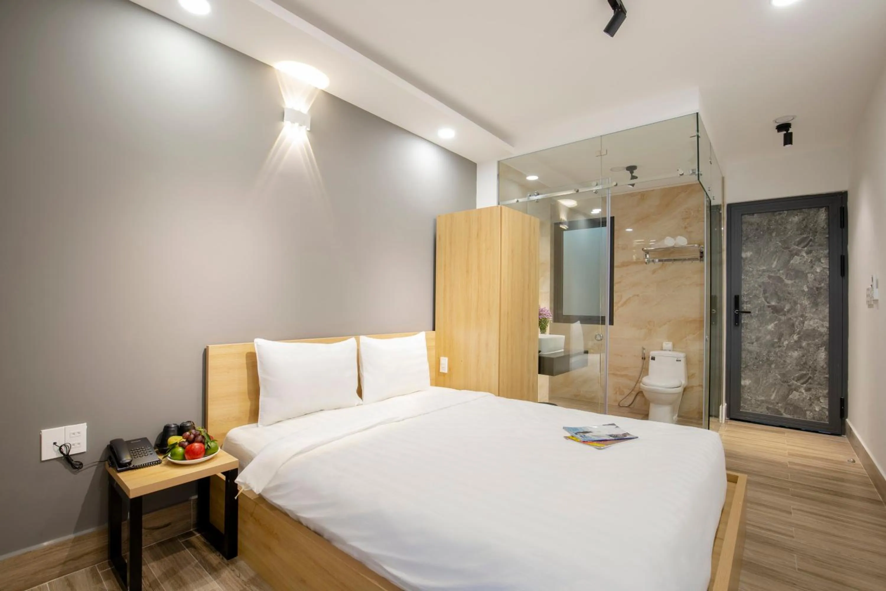 Bed in LÁ HOTEL RIVERSIDE