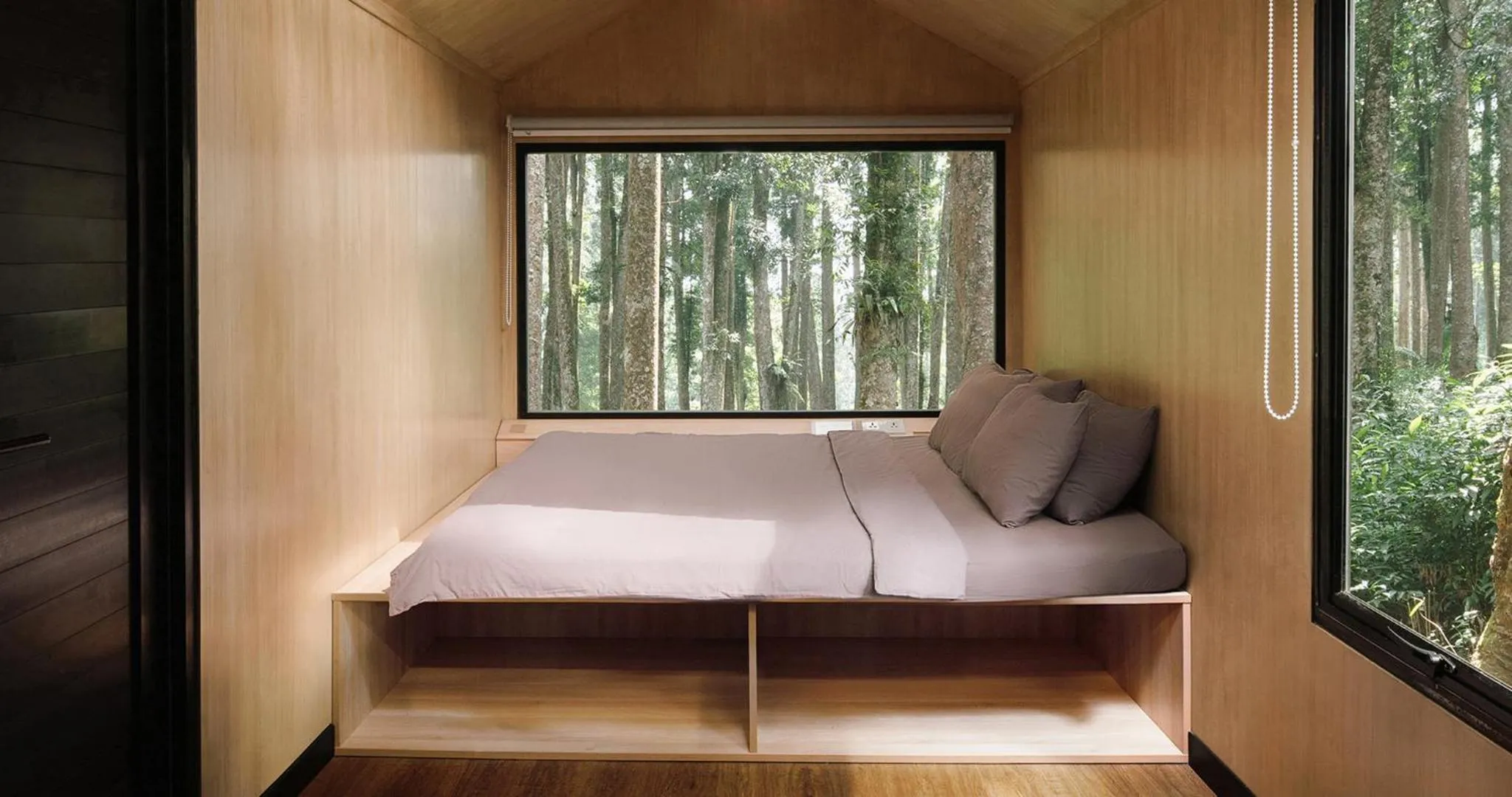 Bed in Bobocabin Baturraden, Purwokerto