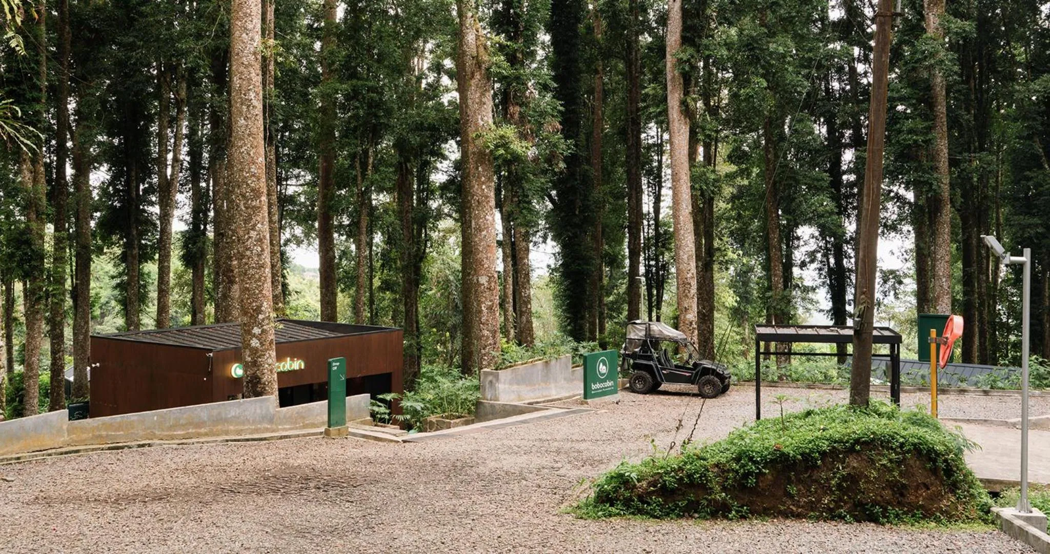 Parking in Bobocabin Baturraden, Purwokerto