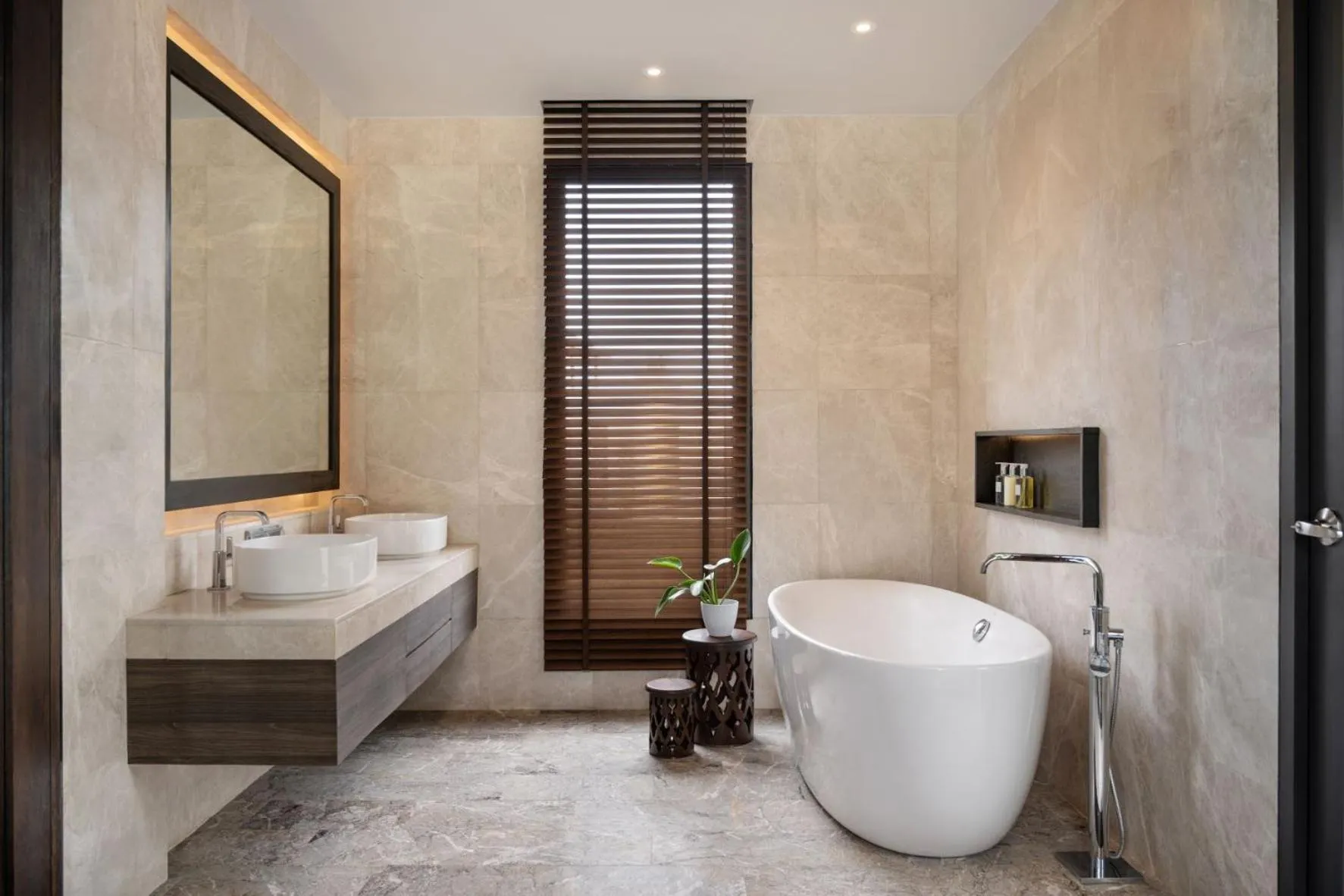 Bathroom in Madifushi Private Island- Free return seaplane transfr for min 5 nights