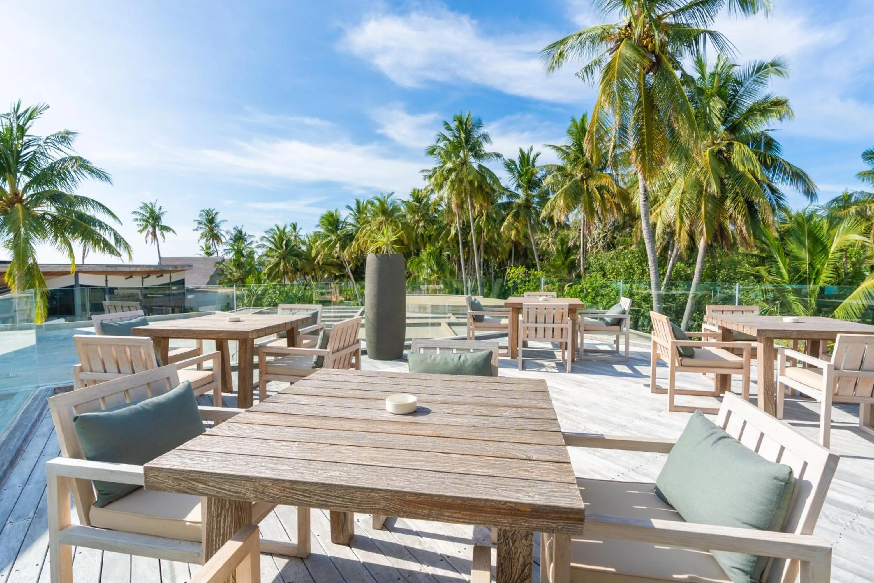 Lounge or bar in Madifushi Private Island- Free return seaplane transfr for min 5 nights