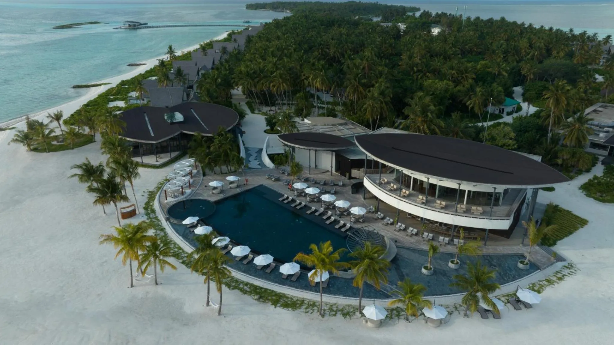 Swimming pool in Madifushi Private Island- Free return seaplane transfr for min 5 nights