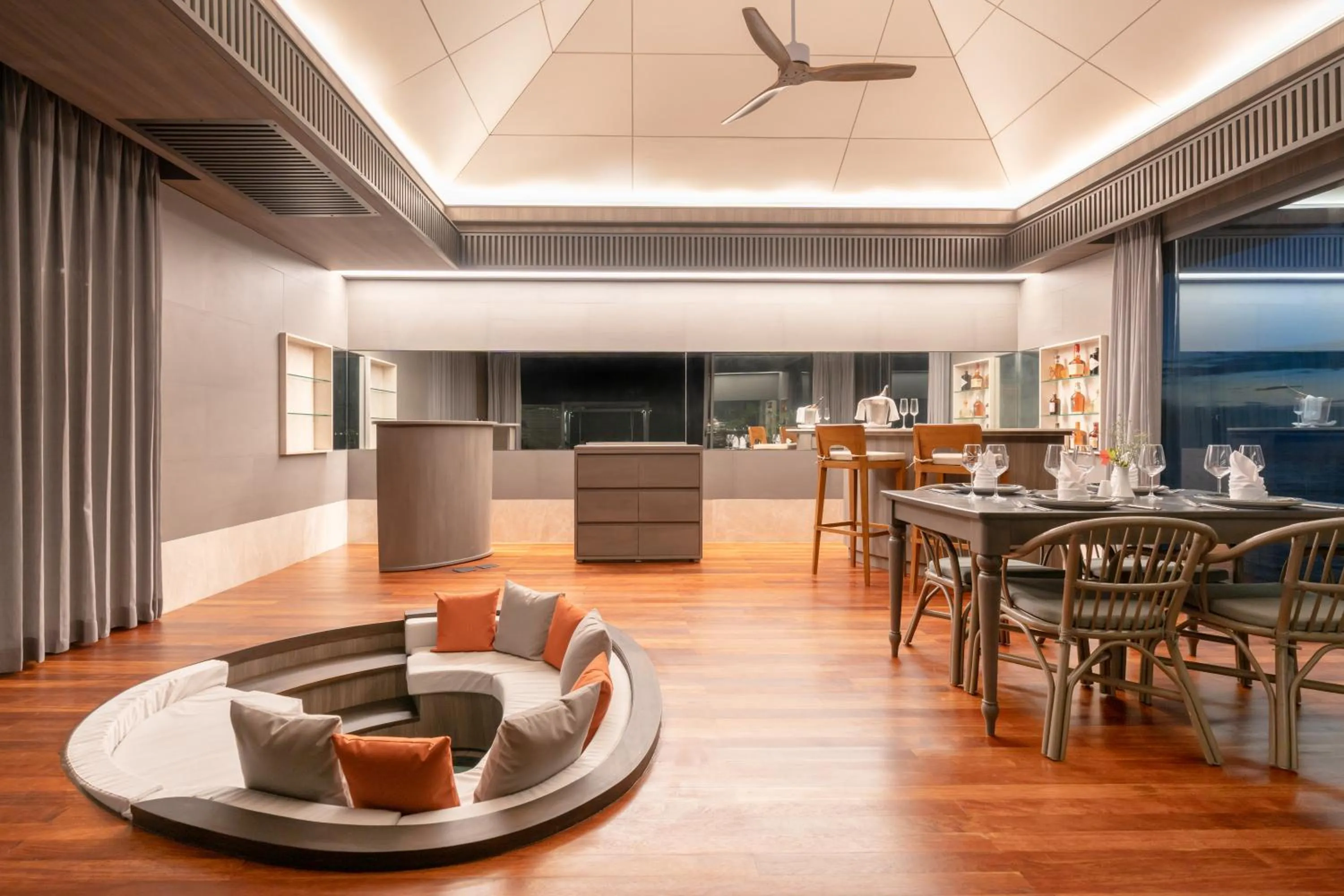 Living room in Madifushi Private Island- Free return seaplane transfr for min 5 nights