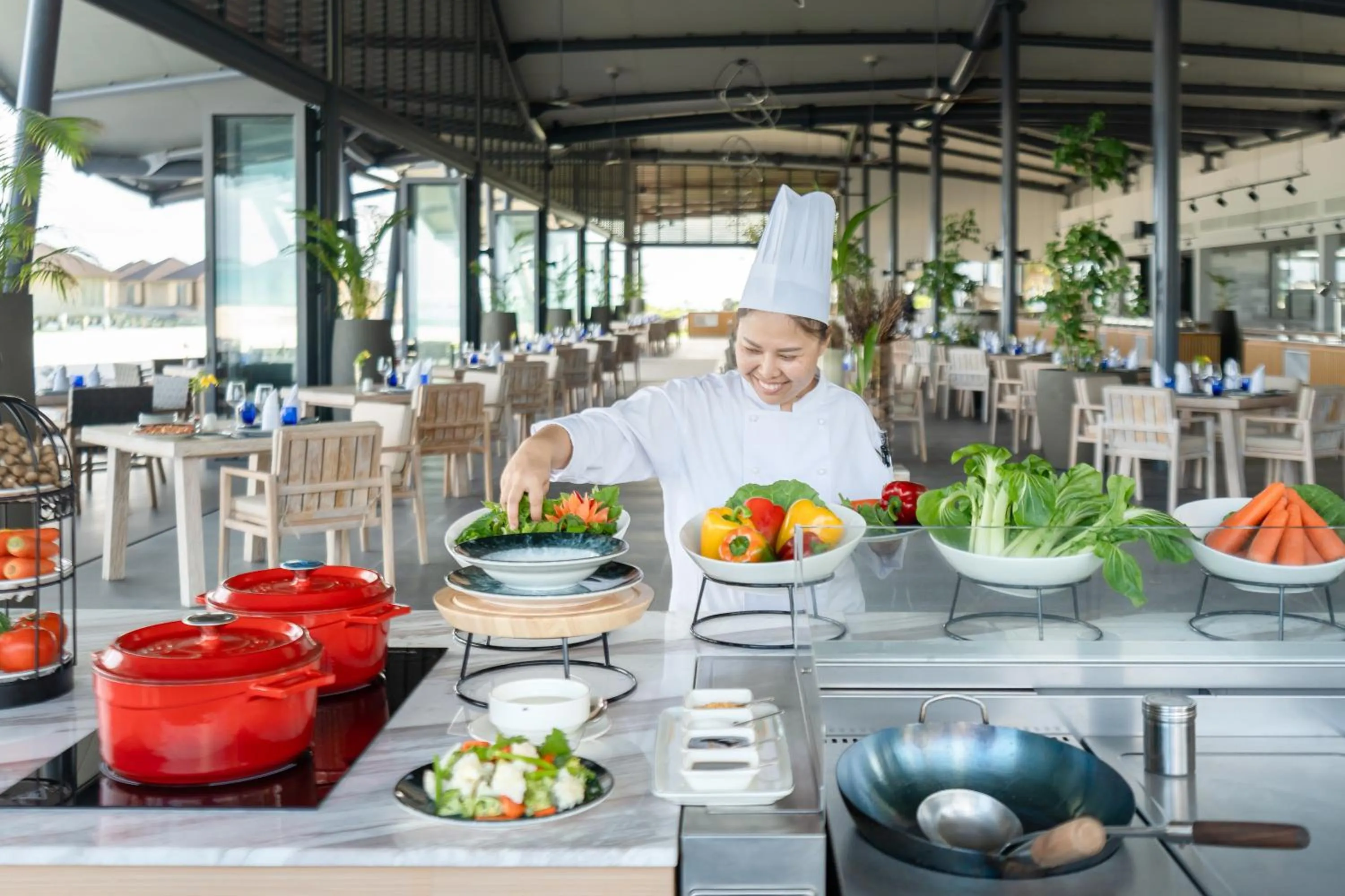 Restaurant/places to eat in Madifushi Private Island- Free return seaplane transfr for min 5 nights