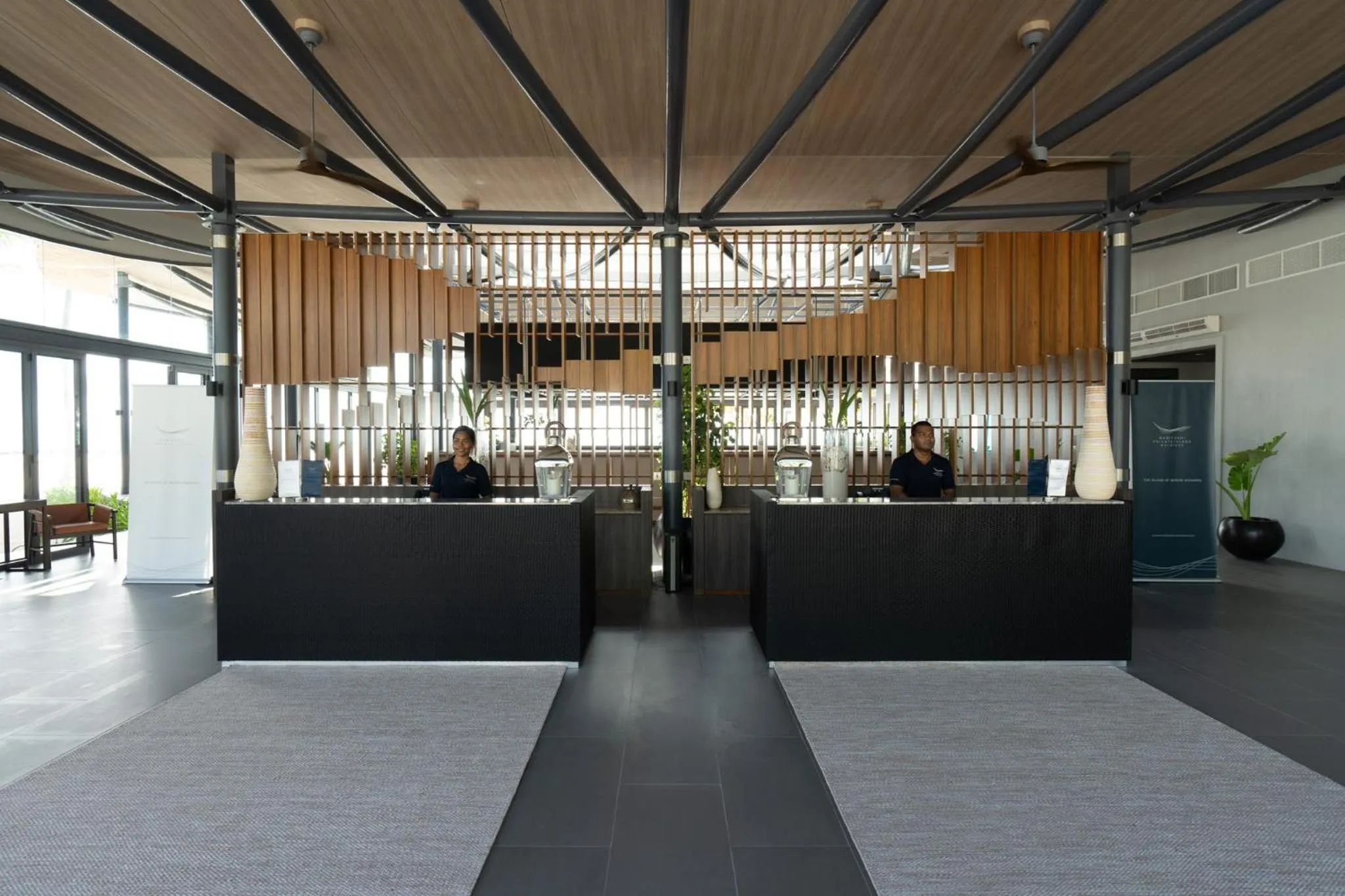 Lobby or reception in Madifushi Private Island- Free return seaplane transfr for min 5 nights