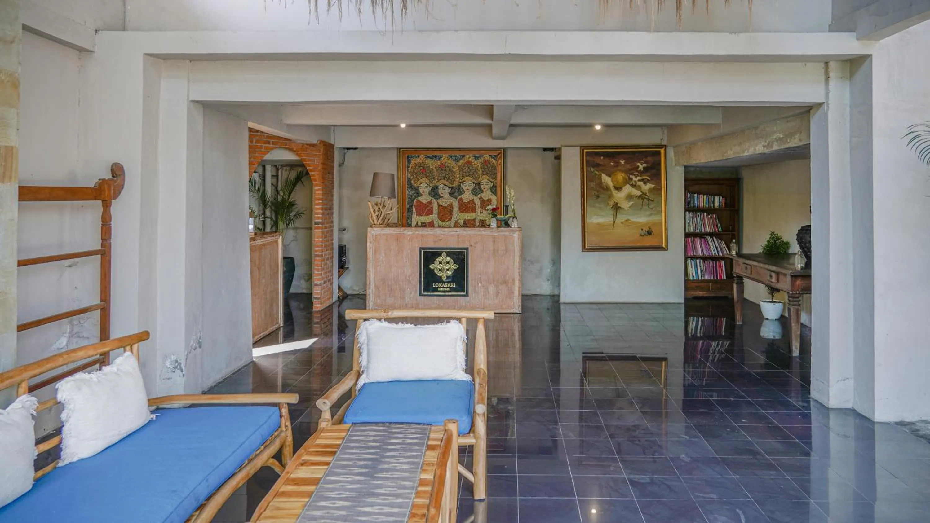 Lobby or reception in Lokasari Retreat