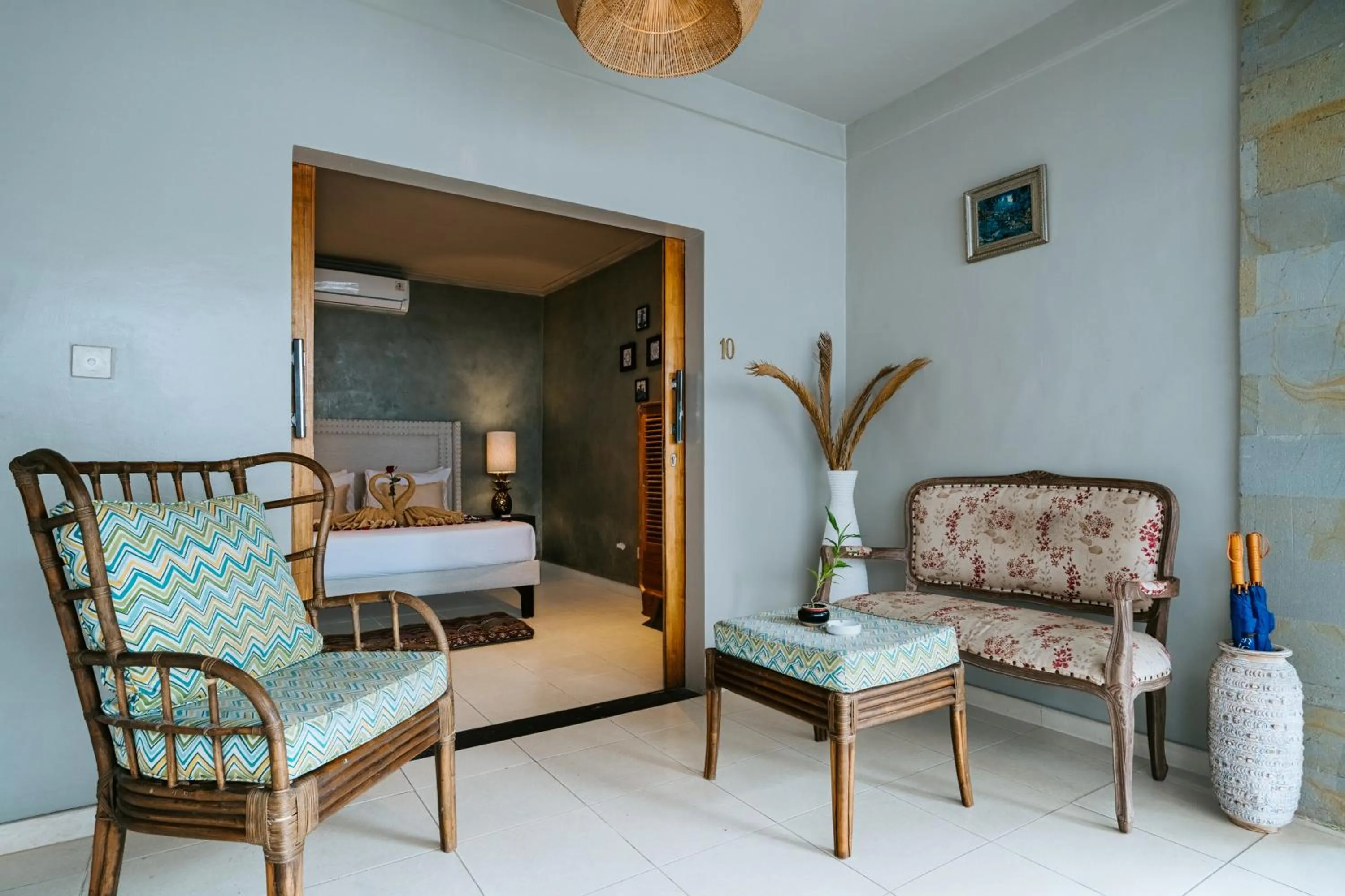 Balcony/Terrace, Bed in Lokasari Retreat