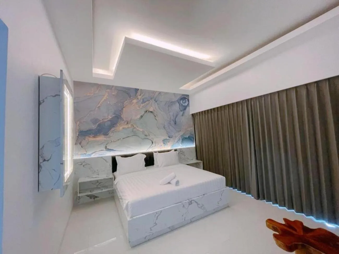 Bed in Sea Shell Resort