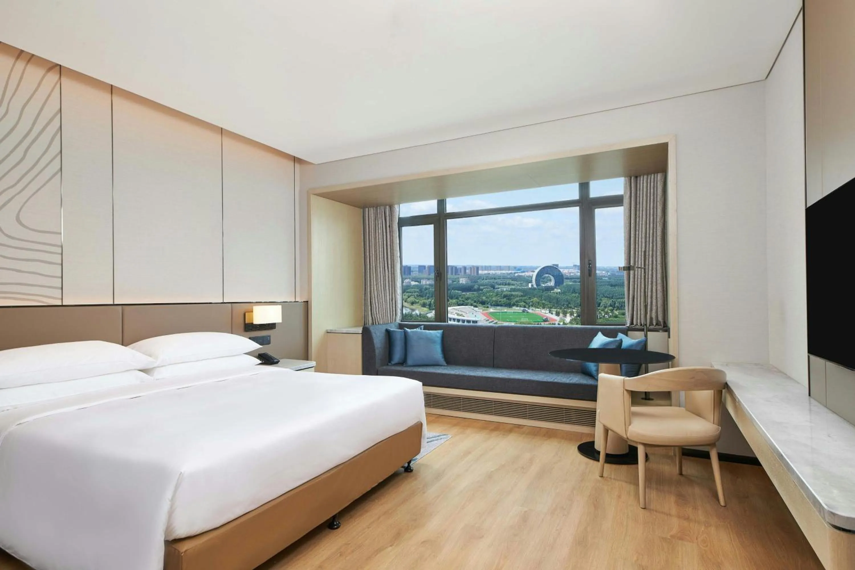 Photo of the whole room, Bed in Courtyard by Marriott Changchun
