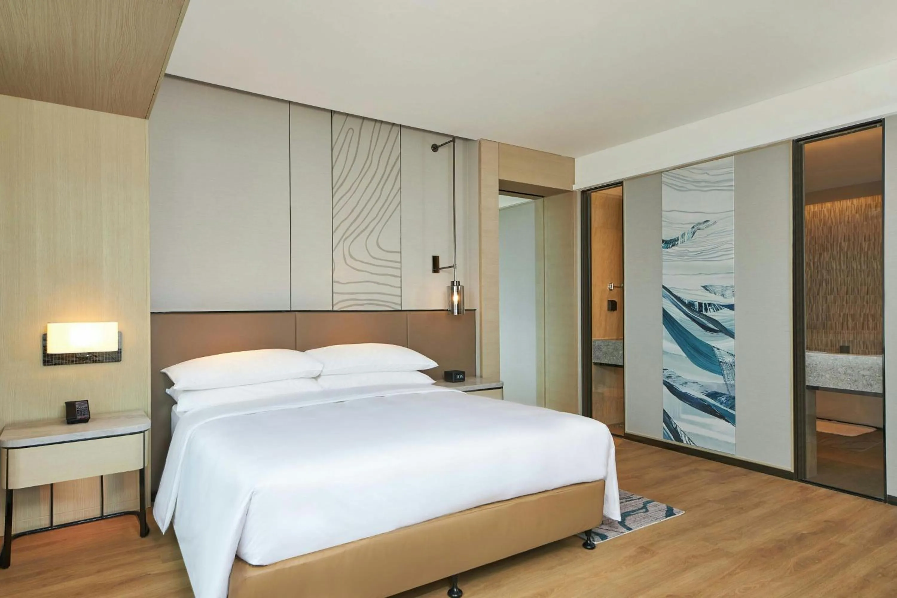 Photo of the whole room, Bed in Courtyard by Marriott Changchun